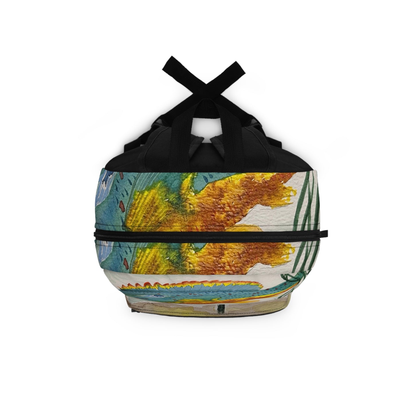 Colorful "Texas Sunfish" Themed Backpack for Nature Lovers and Adventurers
