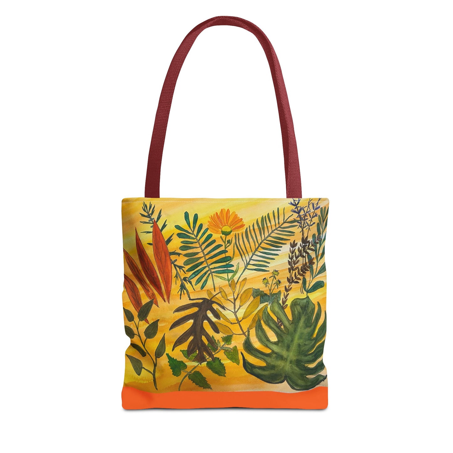 "Tropical Botanicals & Herbs" Tote Bag (AOP)