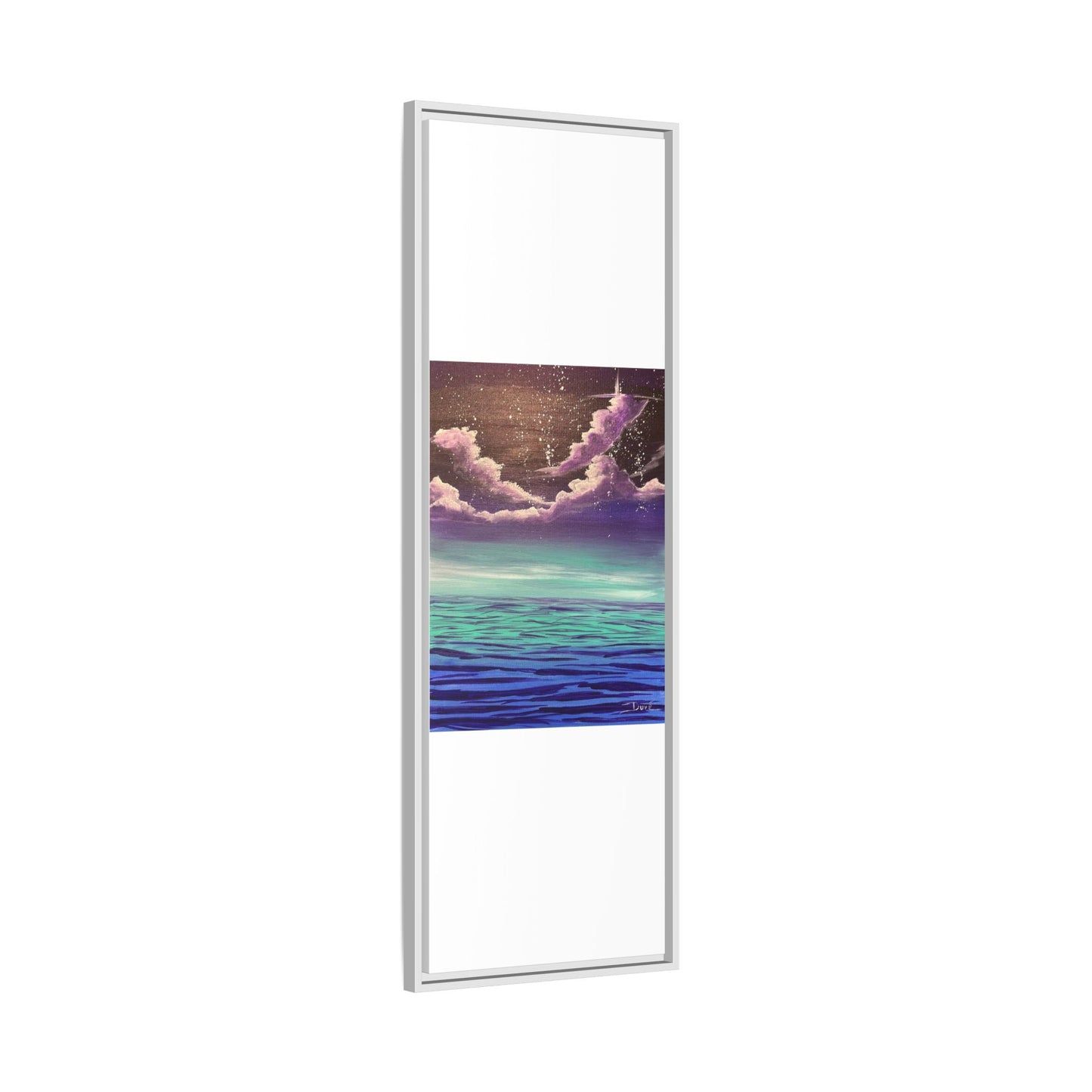 Night Sky Matte Canvas, Framed (Multi-color)