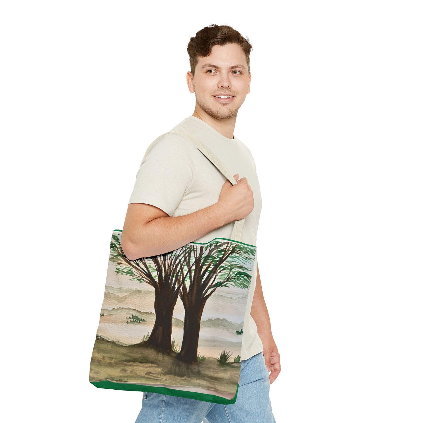 Tote Bag - Frio River Trees Nature Lover Canvas Tote