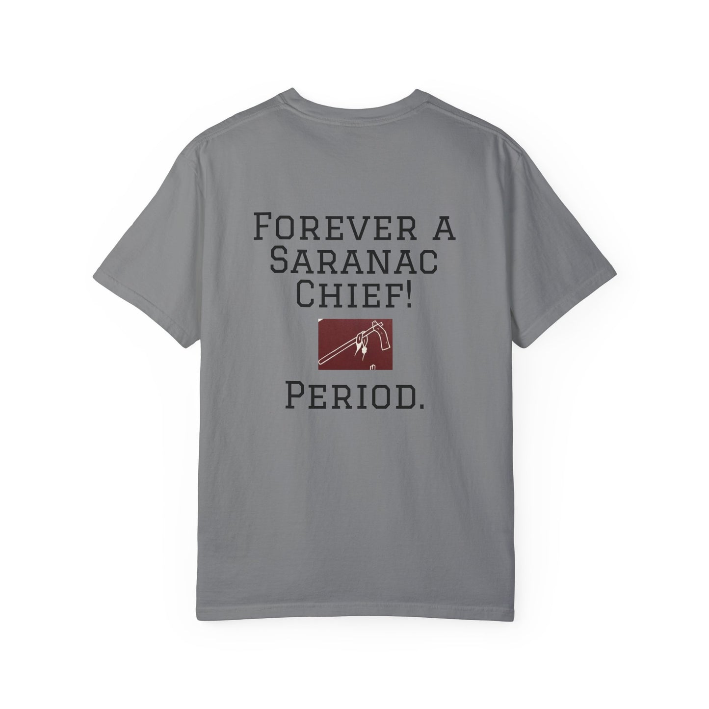 Vintage Garment-Dyed T-shirt "Forever a Saranac Chief"