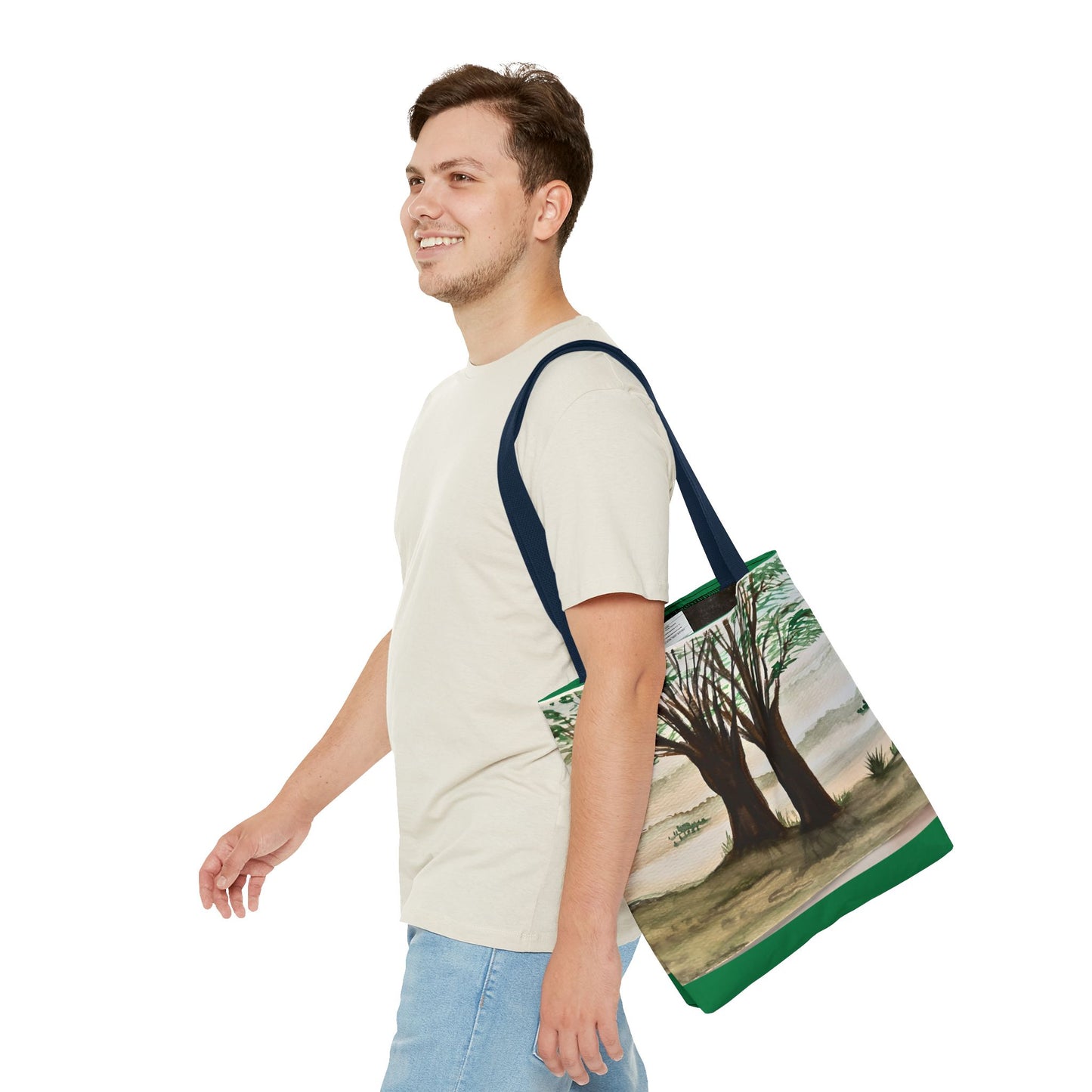 Tote Bag - Frio River Trees Nature Lover Canvas Tote