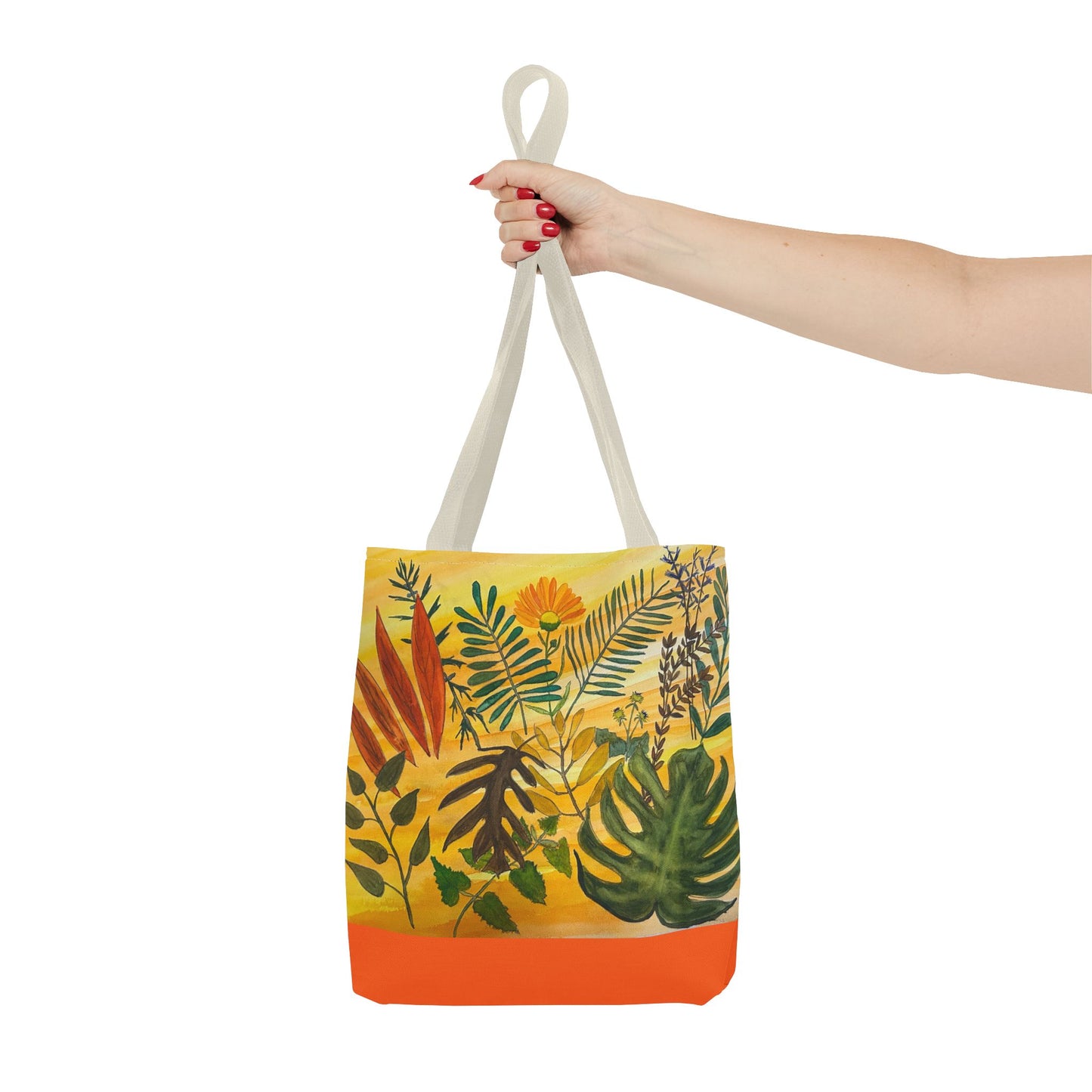 "Tropical Botanicals & Herbs" Tote Bag (AOP)