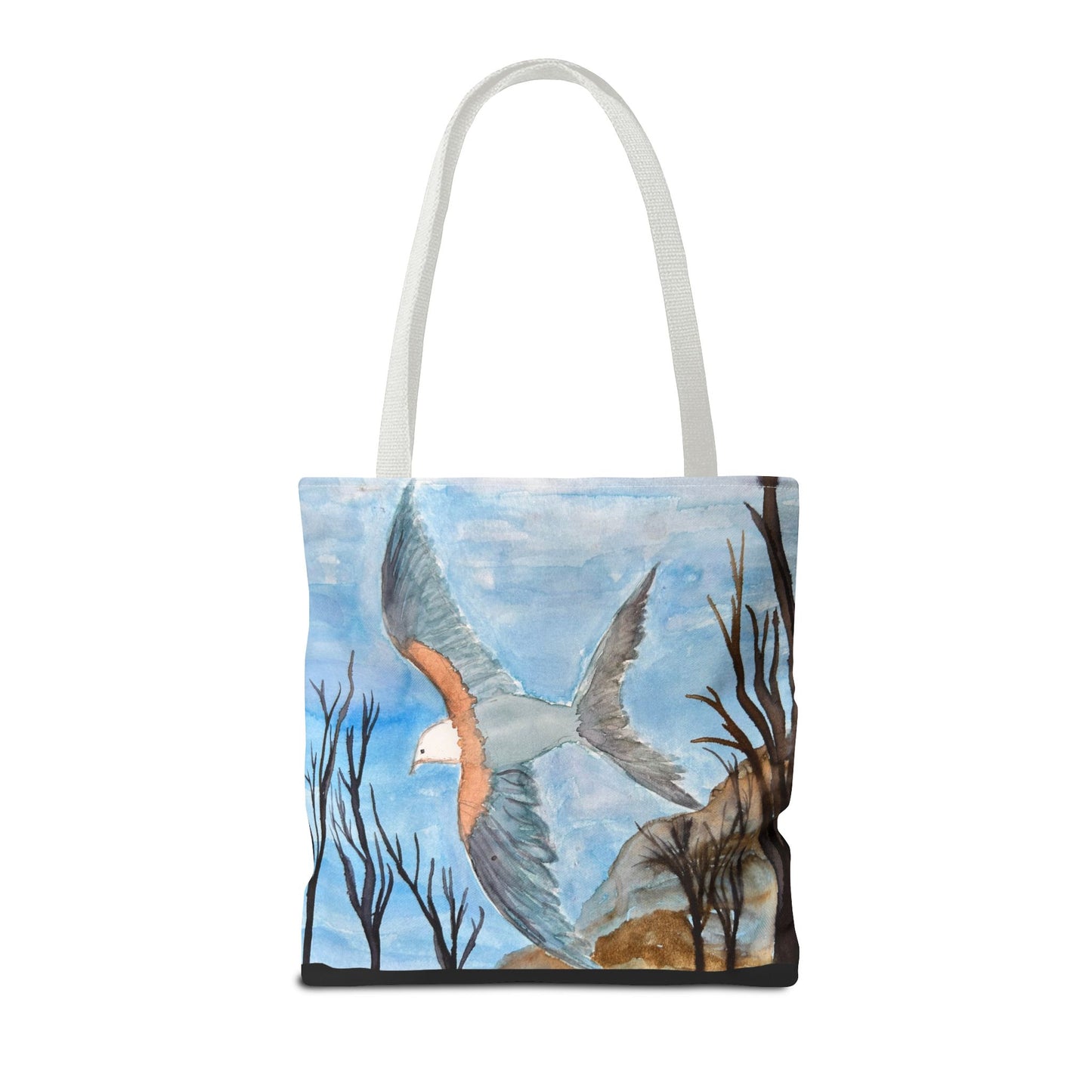 Elegant Bird Design Tote Bag, Nature Lover's Gift, Eco-Friendly Shopping Bag, Unique Art Tote, Everyday Carryall Bag