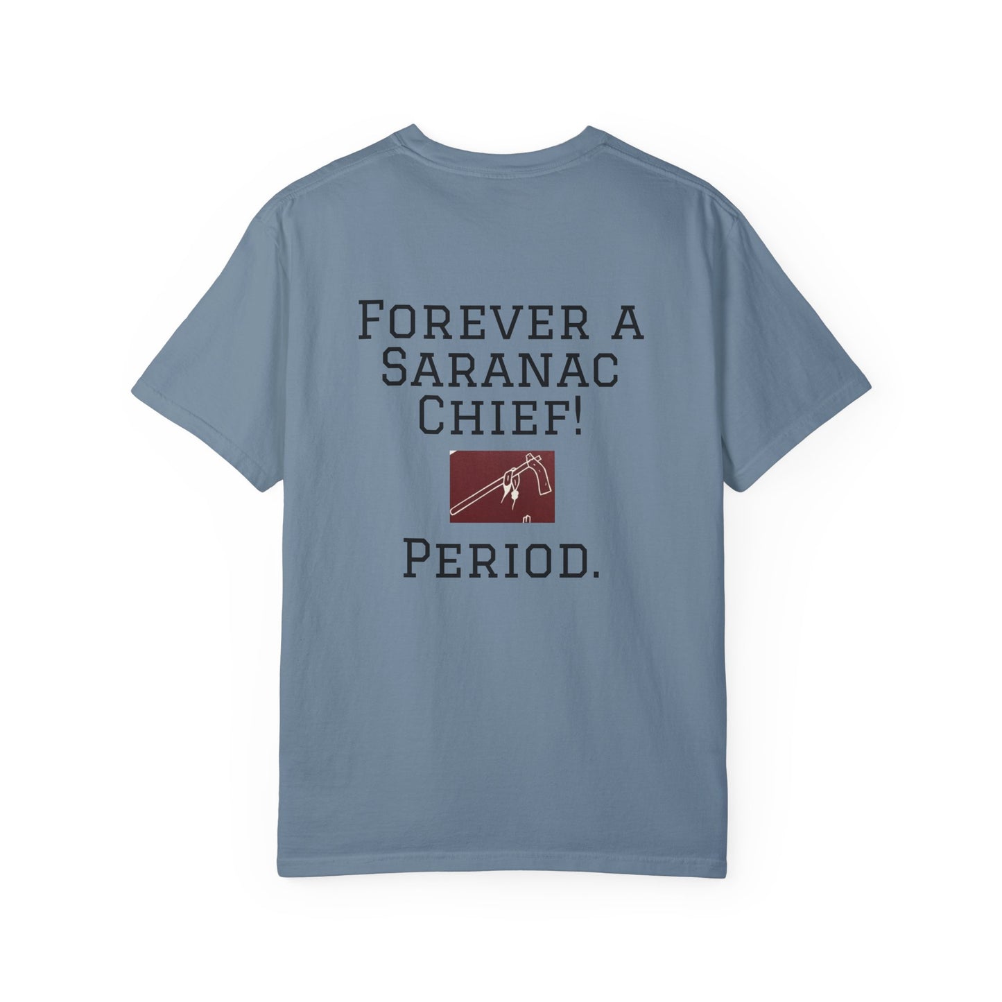 Vintage Garment-Dyed T-shirt "Forever a Saranac Chief"