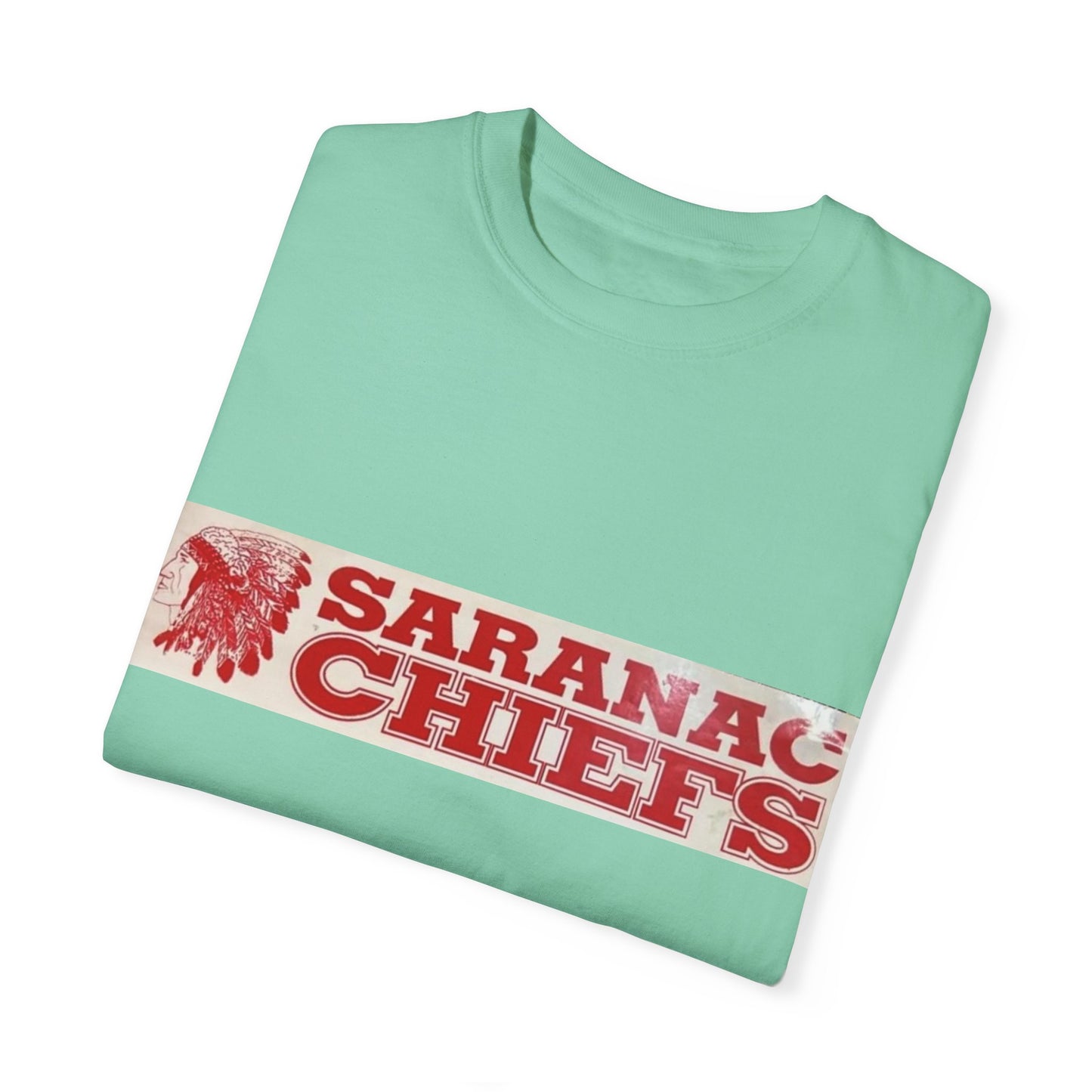 Vintage Garment-Dyed T-shirt "Forever a Saranac Chief"