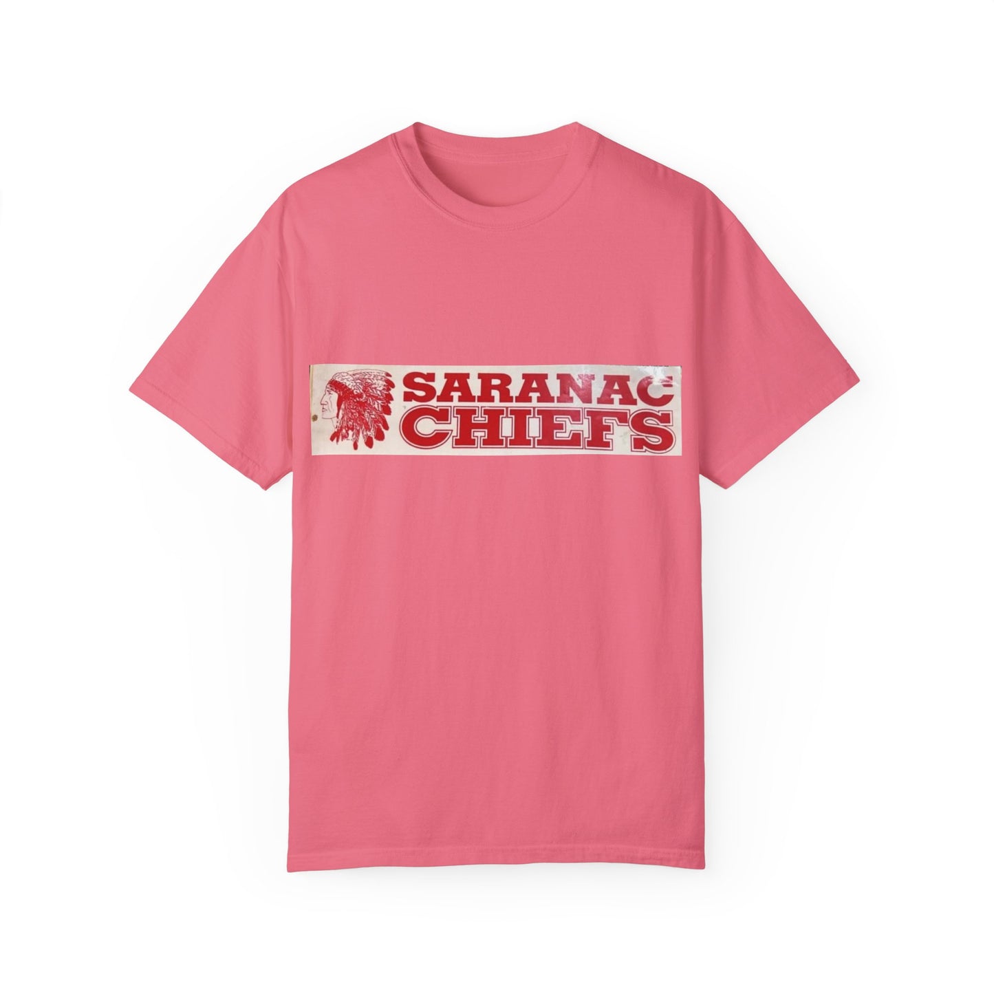 Vintage Garment-Dyed T-shirt "Forever a Saranac Chief"