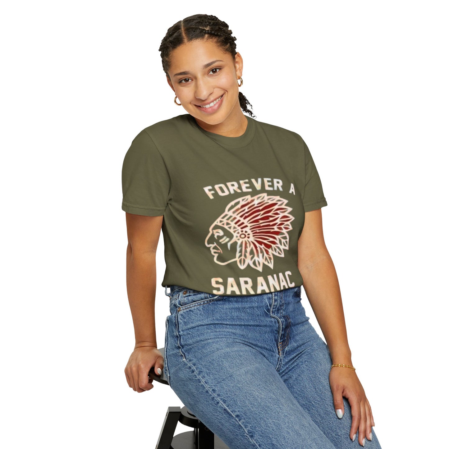 Forever a Saranac Chief Unisex Garment-Dyed T-shirt