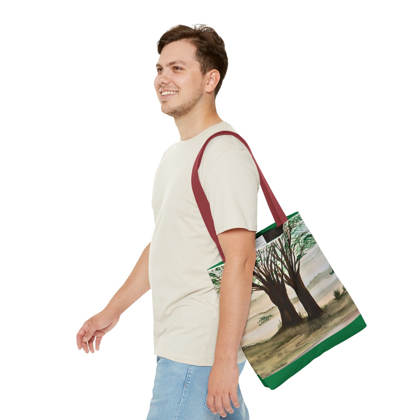 Tote Bag - Frio River Trees Nature Lover Canvas Tote