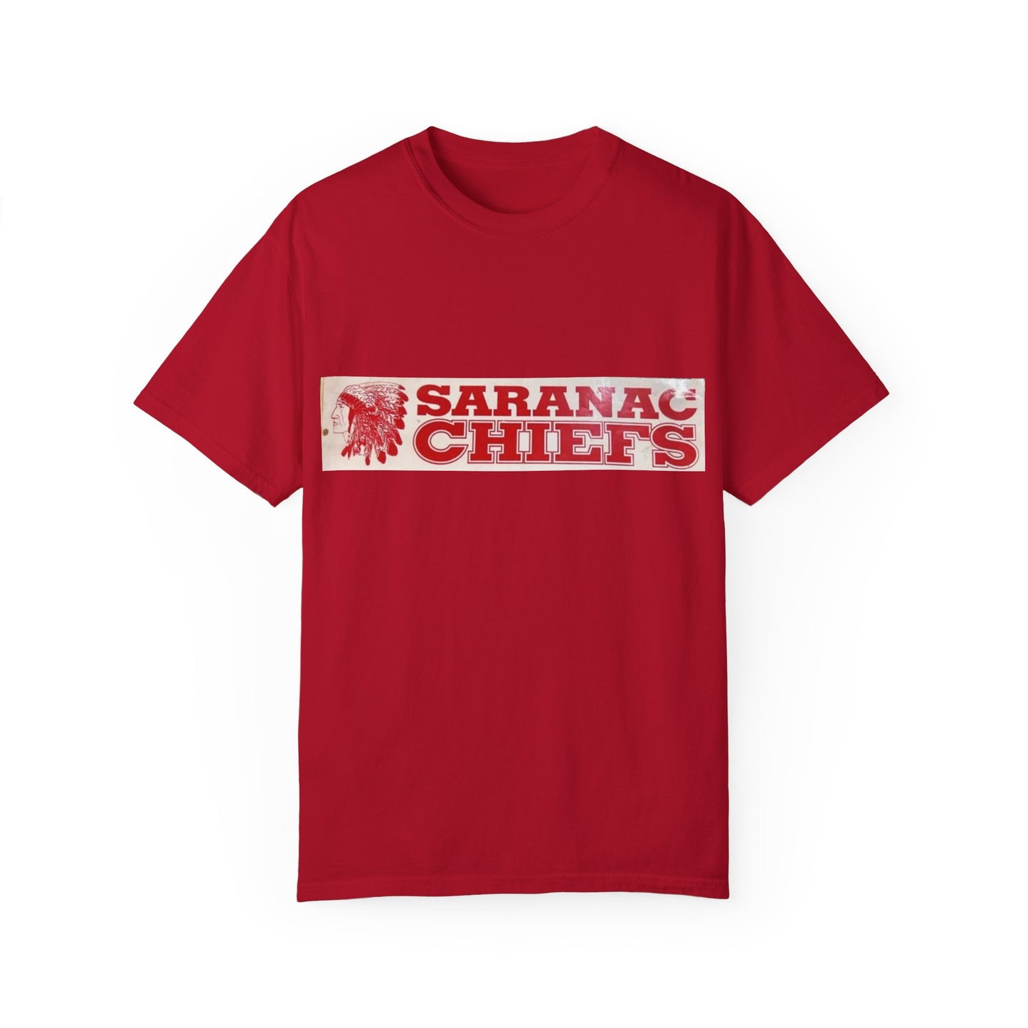 Vintage Garment-Dyed T-shirt "Forever a Saranac Chief"