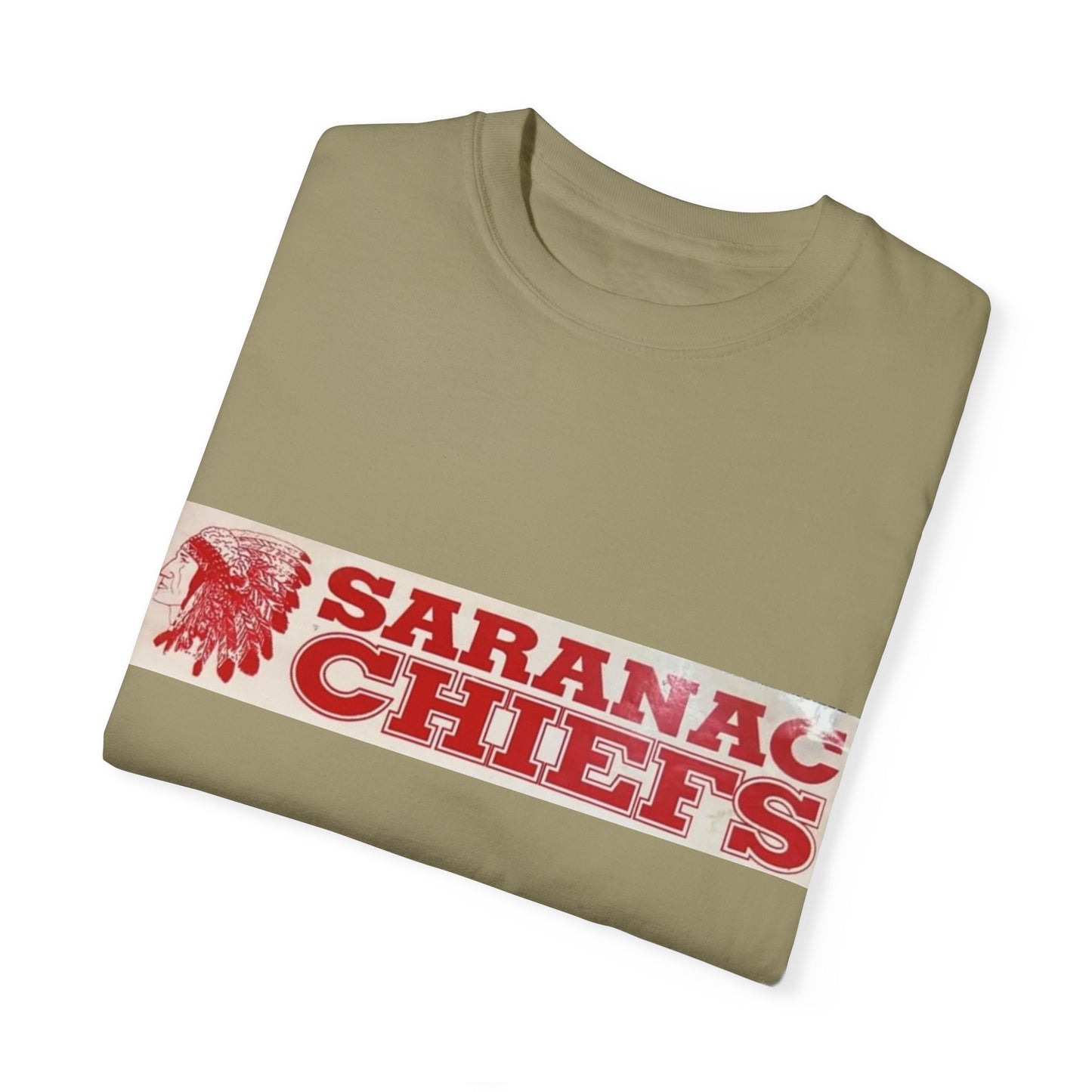 Vintage Garment-Dyed T-shirt "Forever a Saranac Chief"