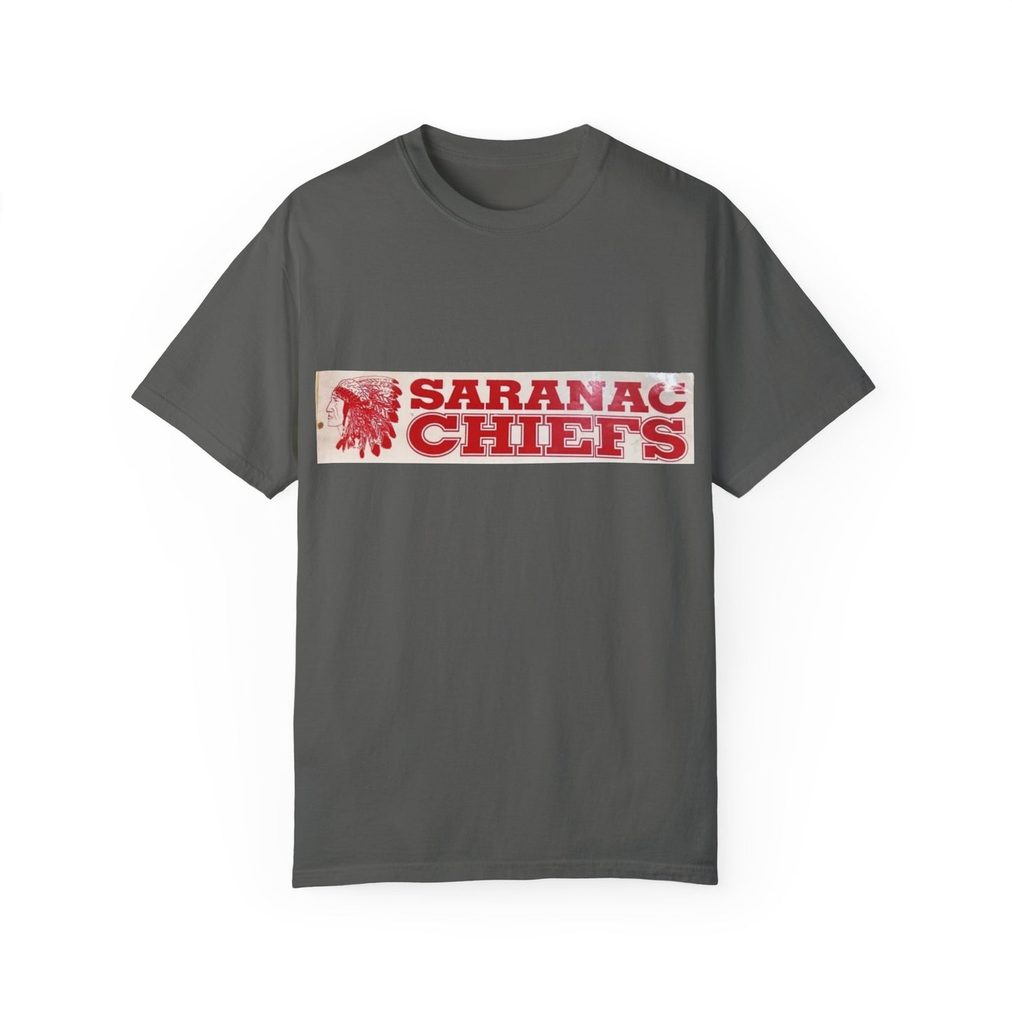 Vintage Garment-Dyed T-shirt "Forever a Saranac Chief"