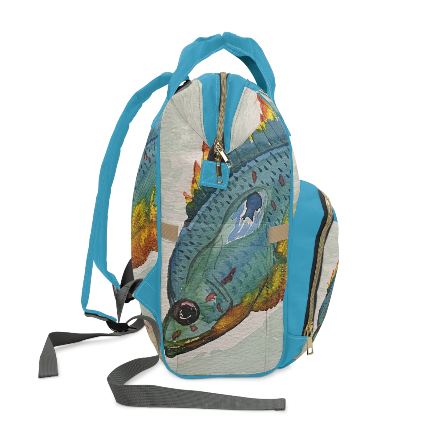 Texas Spotted Sunfish - Multifunctional Diaper Backpack