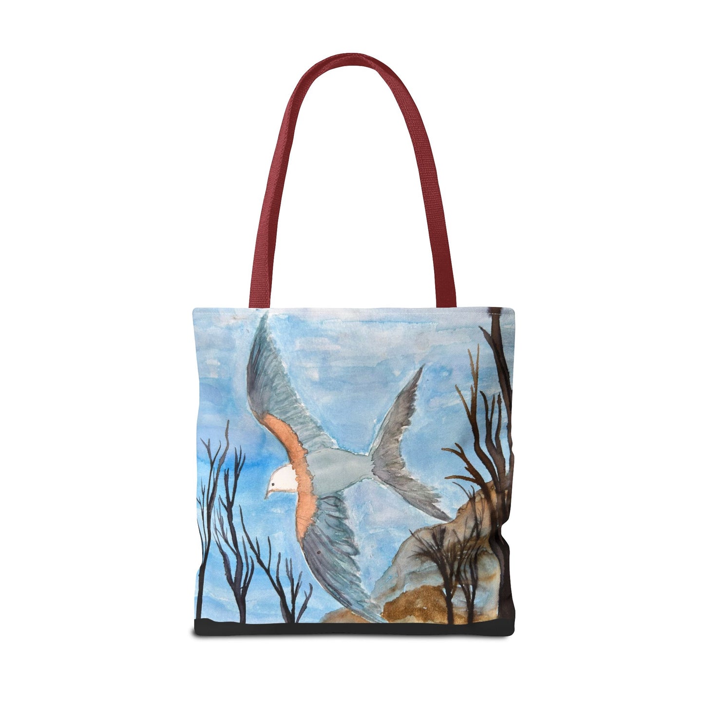 Elegant Bird Design Tote Bag, Nature Lover's Gift, Eco-Friendly Shopping Bag, Unique Art Tote, Everyday Carryall Bag