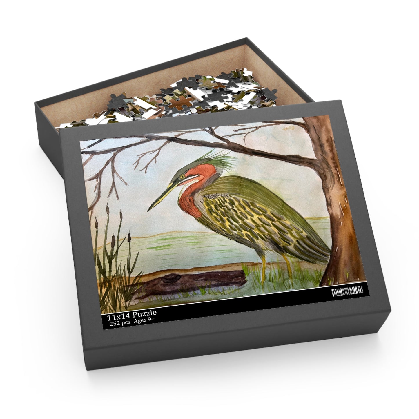 Green Heron Puzzle (120, 252, 500-Piece)