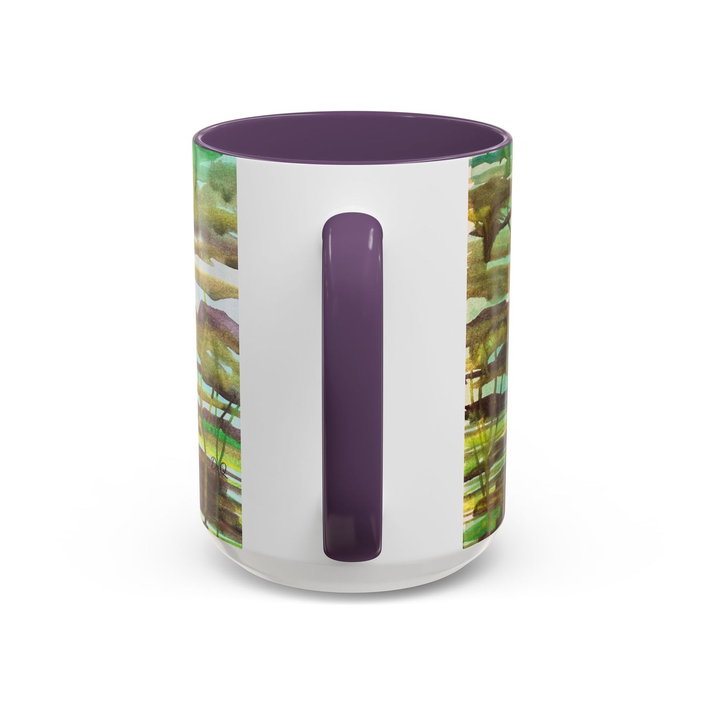 Blue Crab Under the Sea Accent Coffee Mug — Nautical Ocean Ceramic Mug (11/15oz)