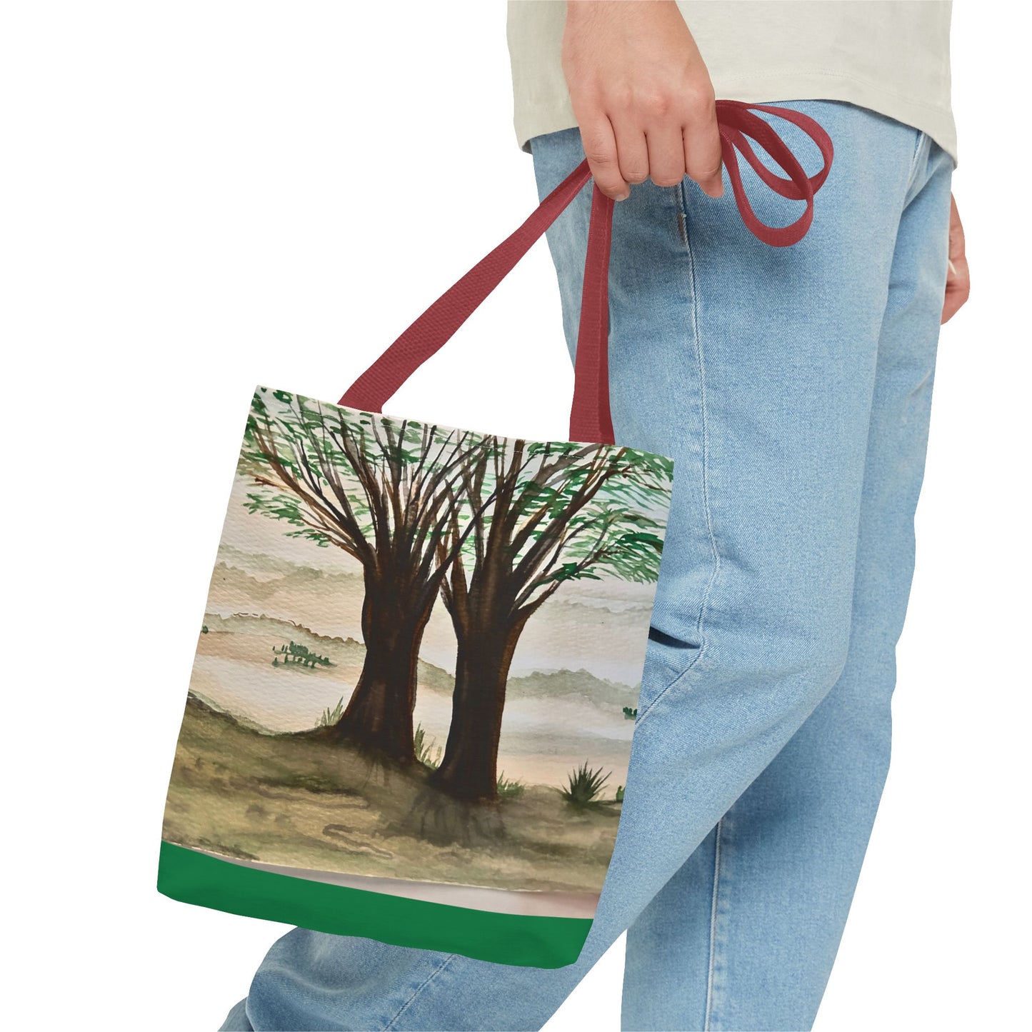 Tote Bag - Frio River Trees Nature Lover Canvas Tote