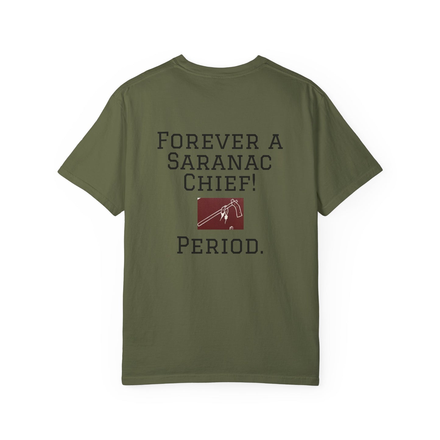 Vintage Garment-Dyed T-shirt "Forever a Saranac Chief"