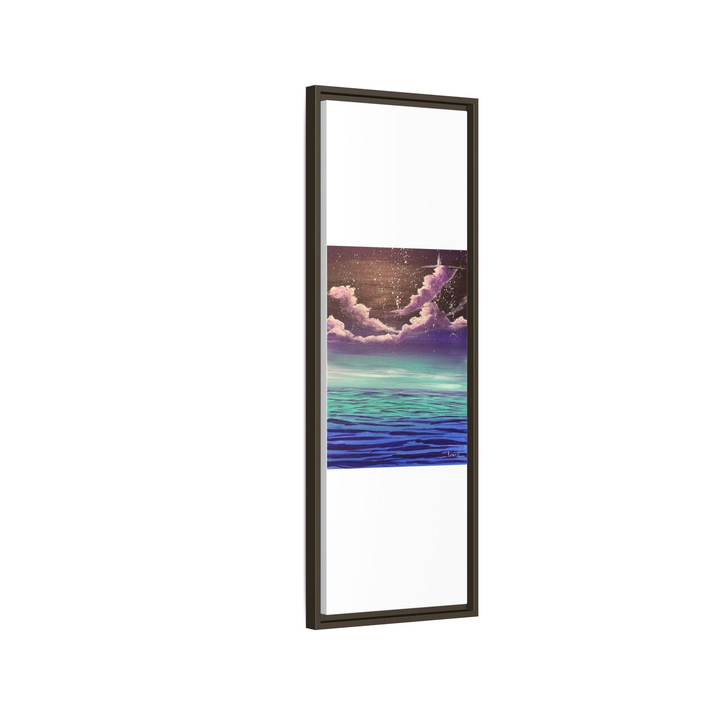 Night Sky Matte Canvas, Framed (Multi-color)