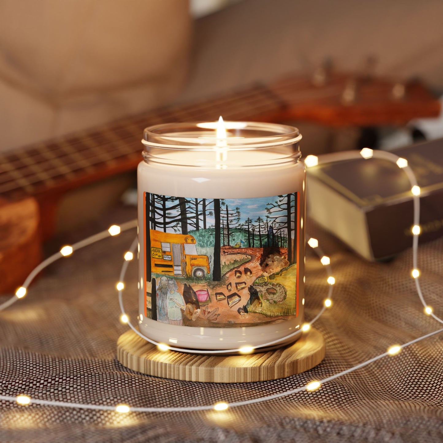 "Avatar Crystal Mine" Natural Mother Earth Inspired Scented Candle, Adventure Camping Decor, Rustic Home Fragrance, Gift for Nature Lovers, Aromatherapy Candle, Candle for Hygge