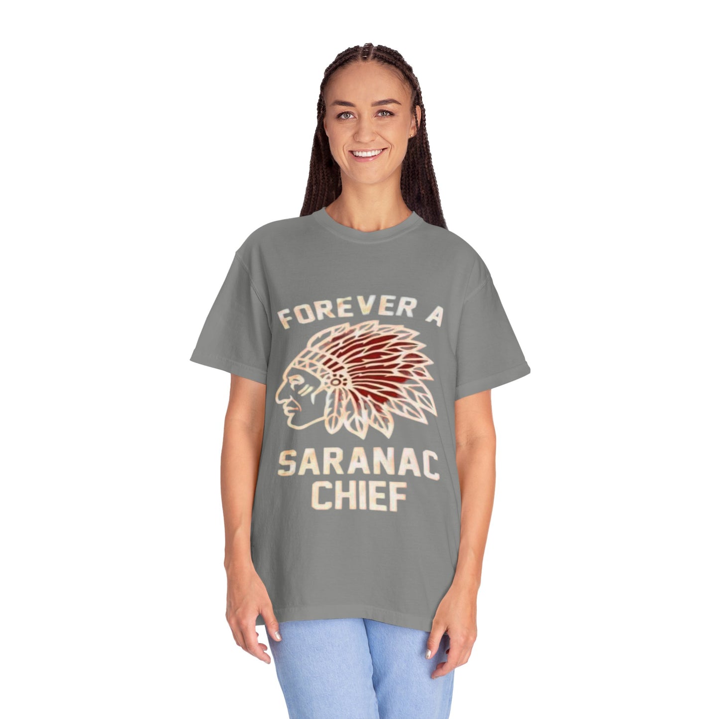 Forever a Saranac Chief Unisex Garment-Dyed T-shirt