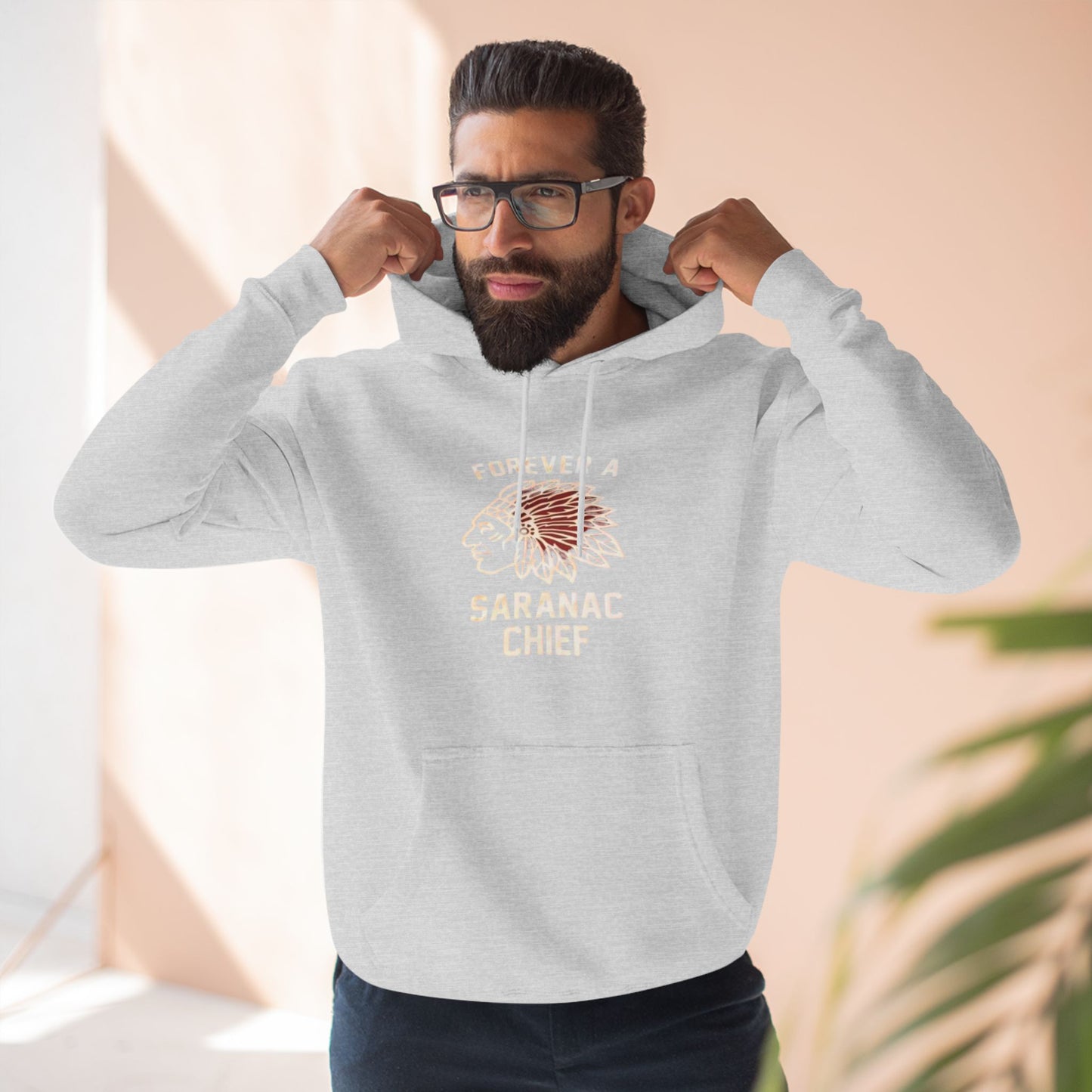 Forever a Saranac Chief Three-Panel Fleece Hoodie