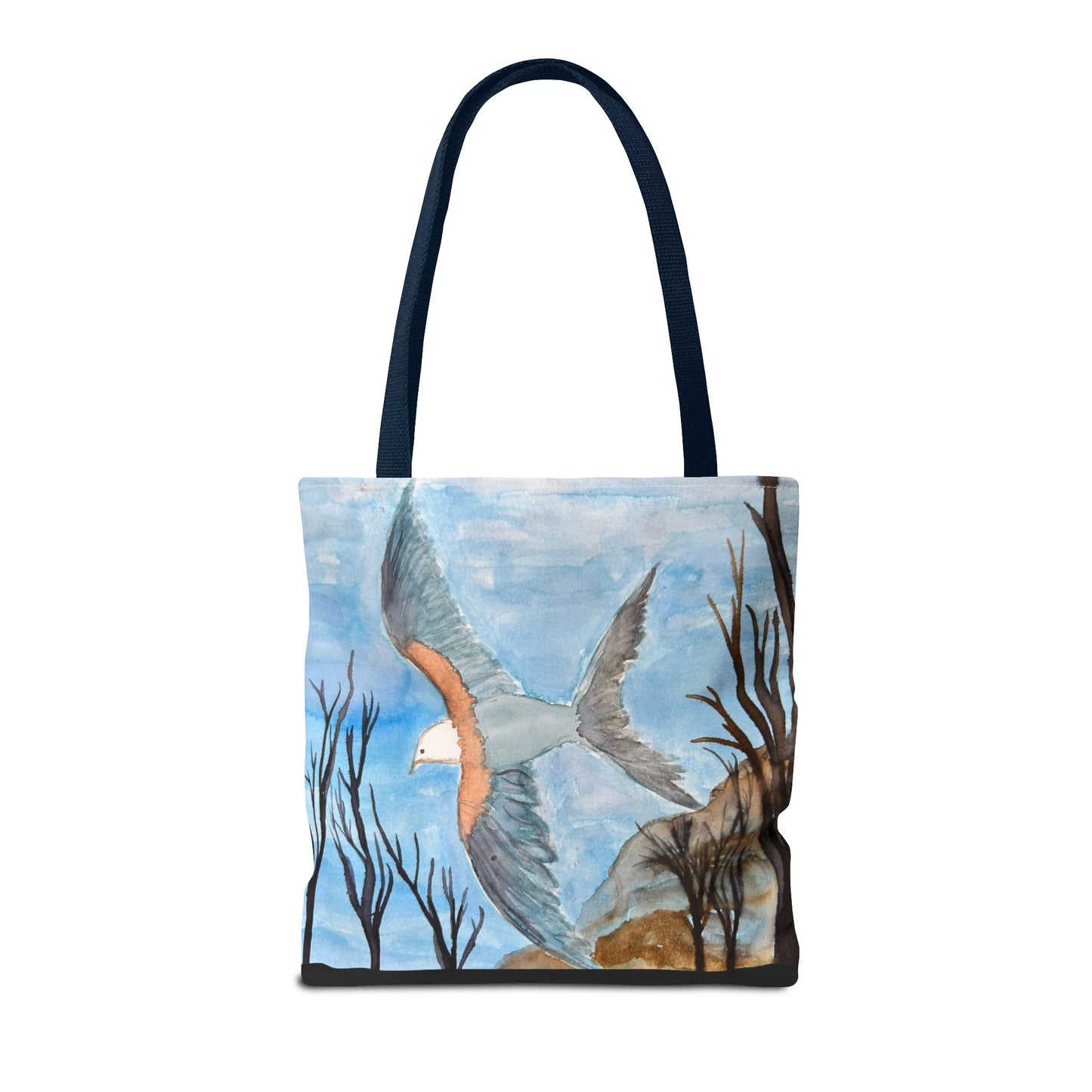 Elegant Bird Design Tote Bag, Nature Lover's Gift, Eco-Friendly Shopping Bag, Unique Art Tote, Everyday Carryall Bag