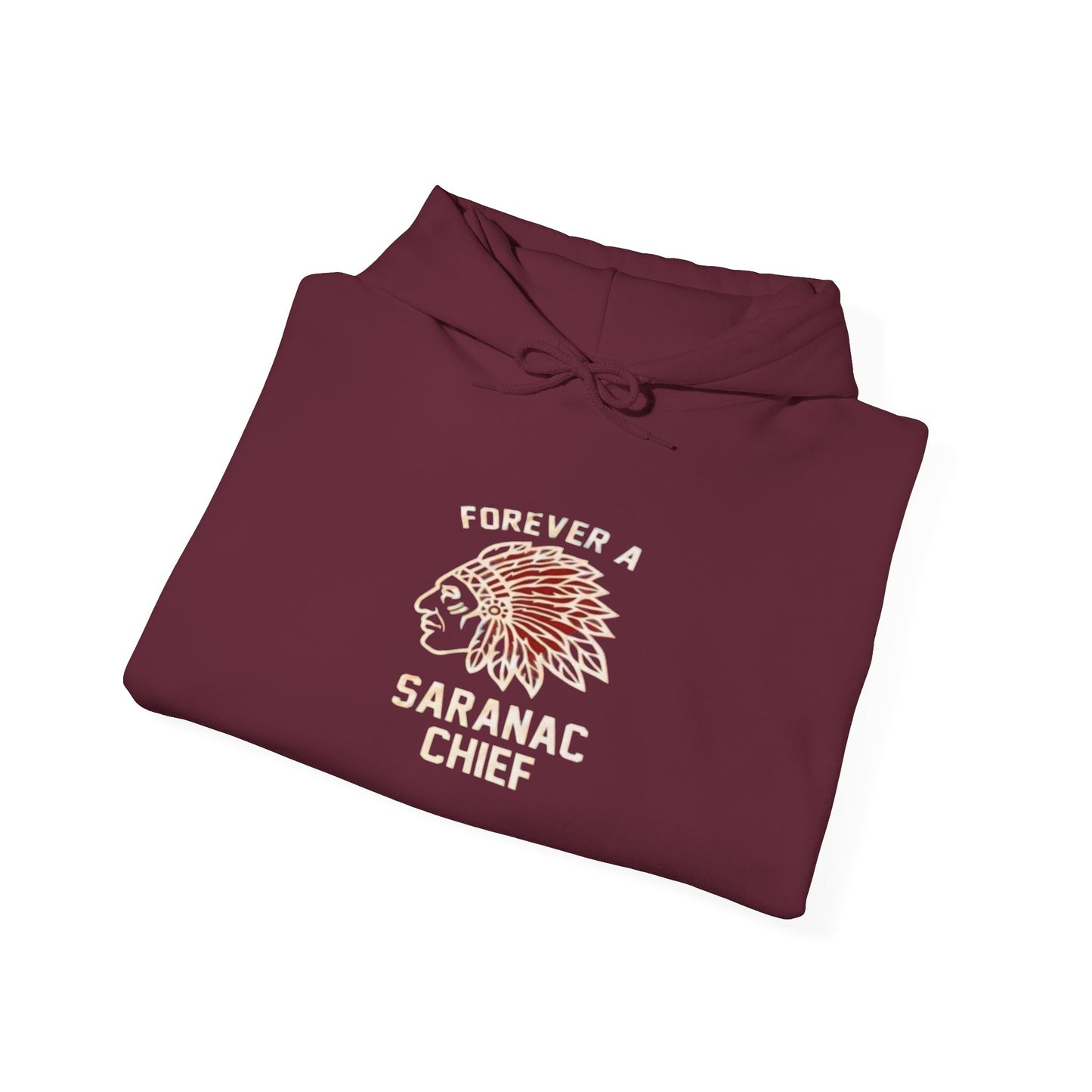 Forever a Saranac Chief Unisex Heavy Blend™ Hooded Sweatshirt