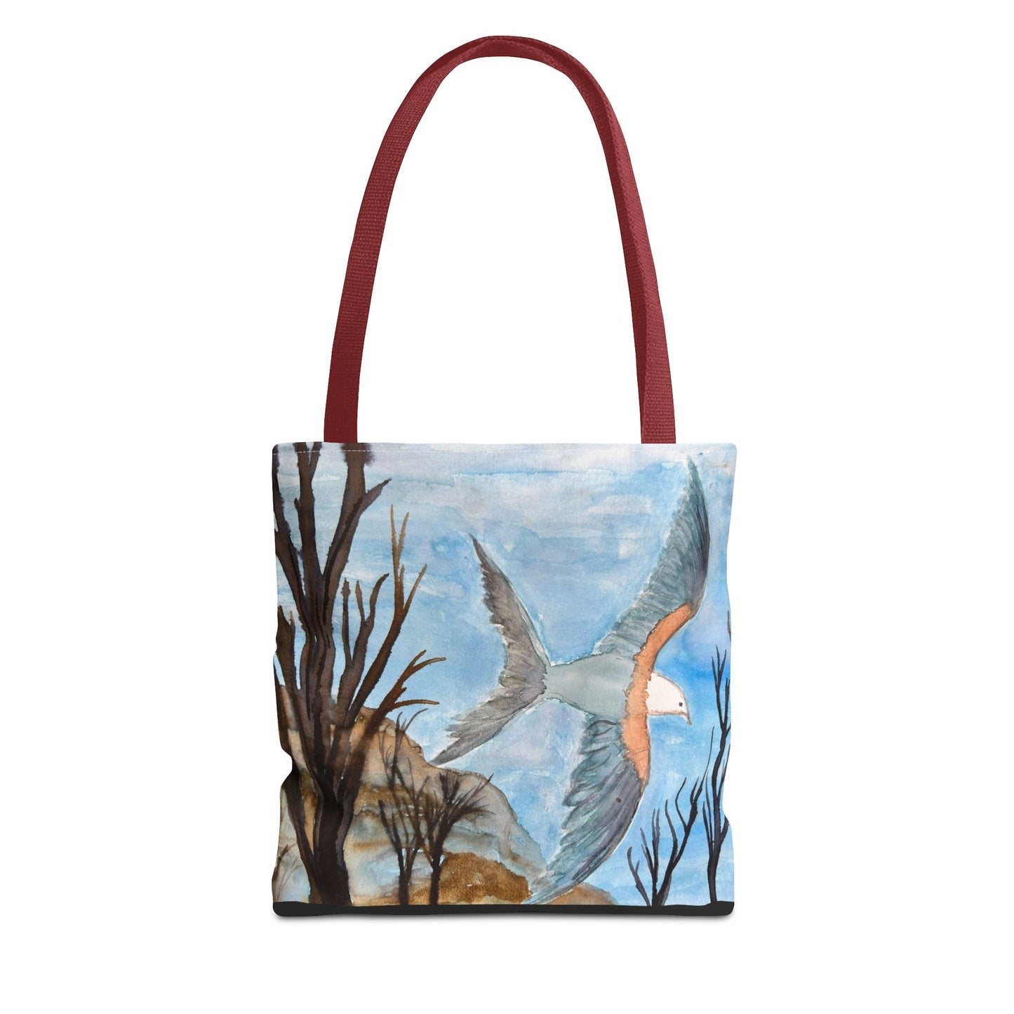 Elegant Bird Design Tote Bag, Nature Lover's Gift, Eco-Friendly Shopping Bag, Unique Art Tote, Everyday Carryall Bag
