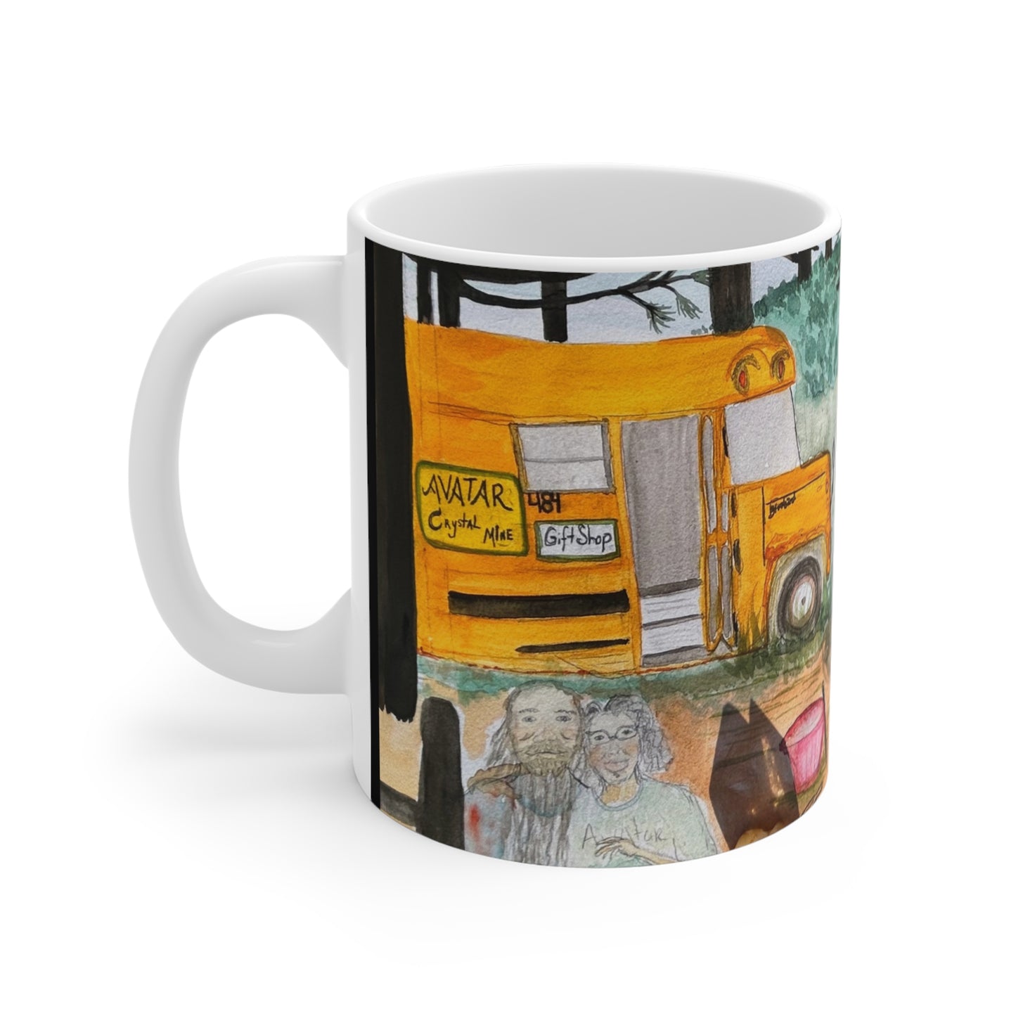 “Avatar Crystal Mine” Mug - Nature Gift for Outdoor Enthusiasts, Road Trip Mug for Adventurers, Perfect for Hiking, Independence Day