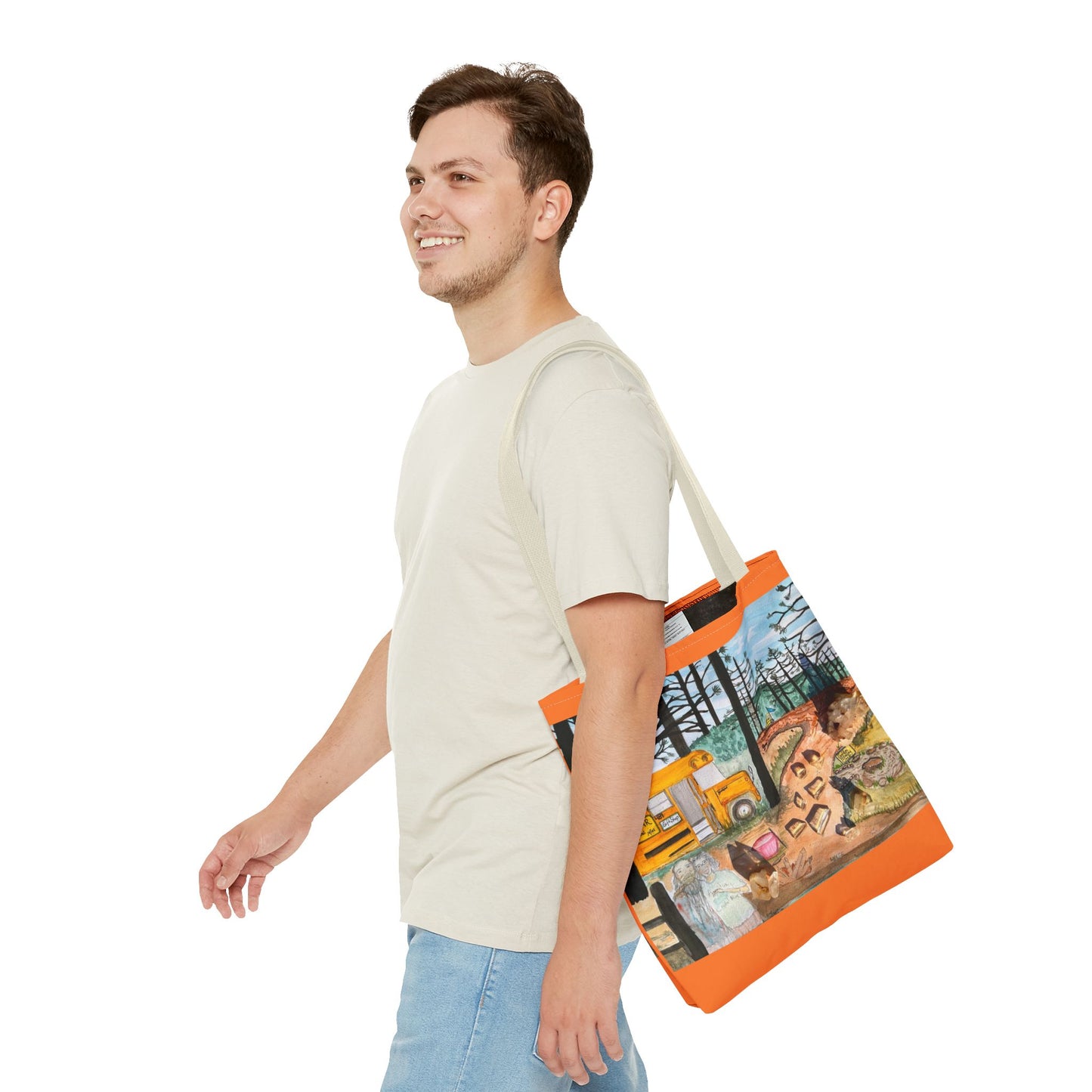 "Avatar Crystal Mine" Scenic Nature Tote Bag, Eco-Friendly Canvas Bag, Artsy Shopper’s Companion, Perfect Gift for Nature Lovers, Boho Style