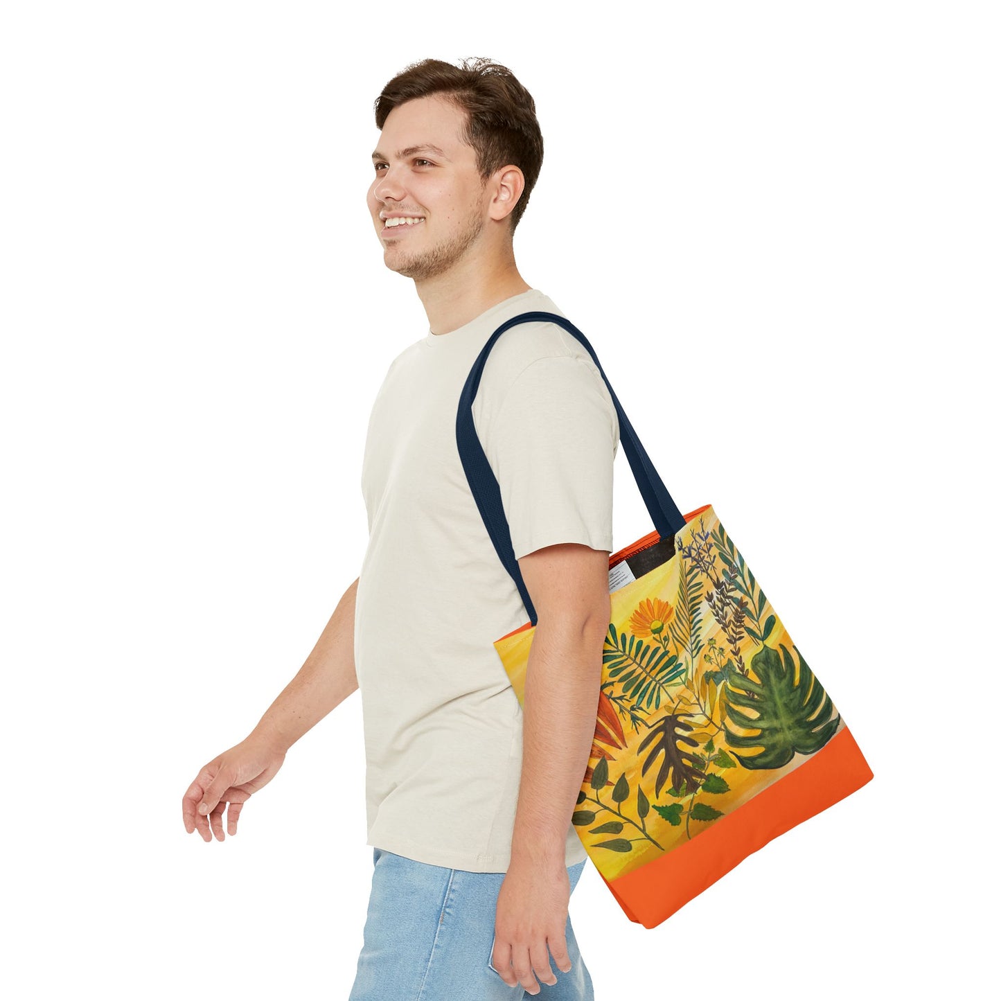 "Tropical Botanicals & Herbs" Tote Bag (AOP)