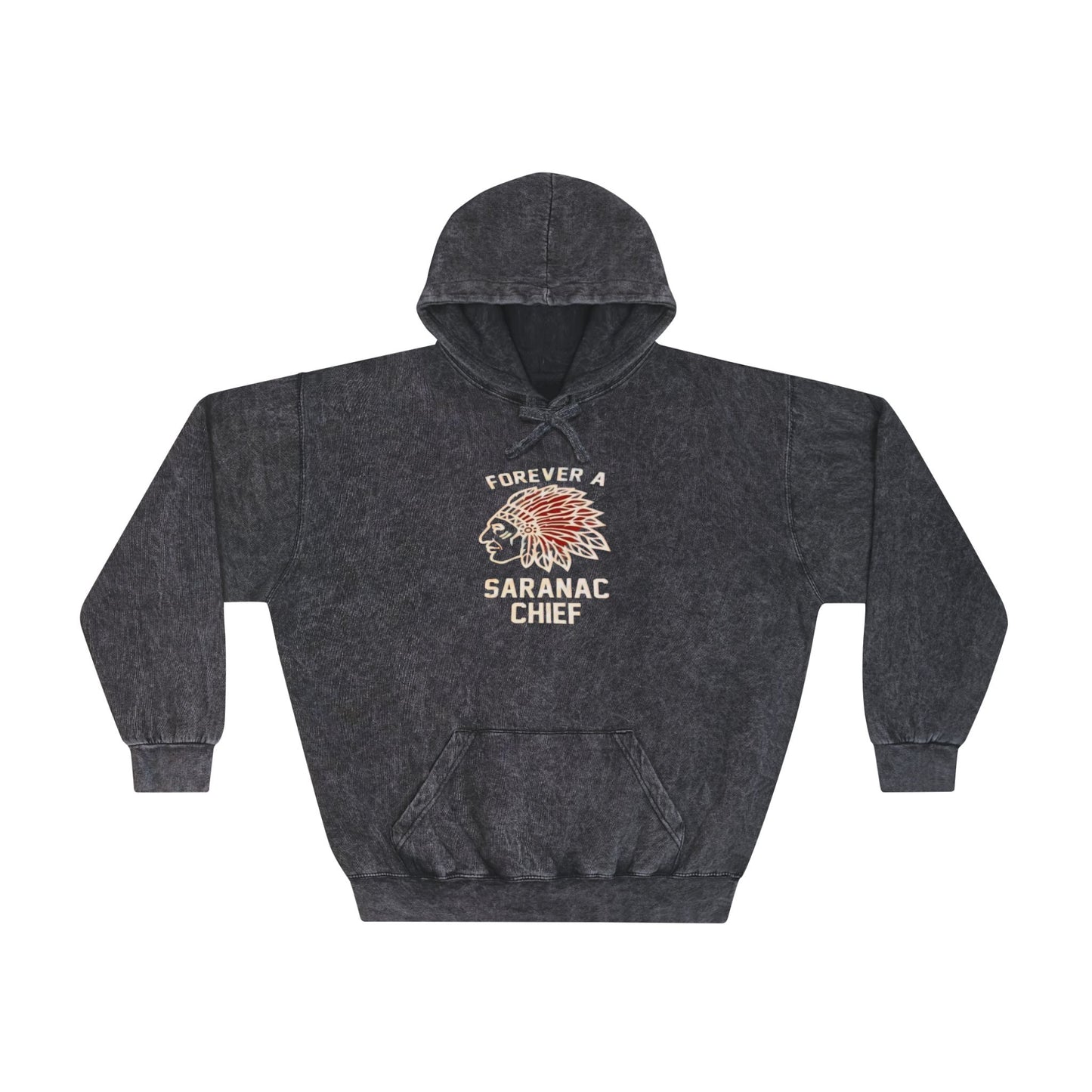 Forever a Saranac Chief Unisex Mineral Wash Hoodie