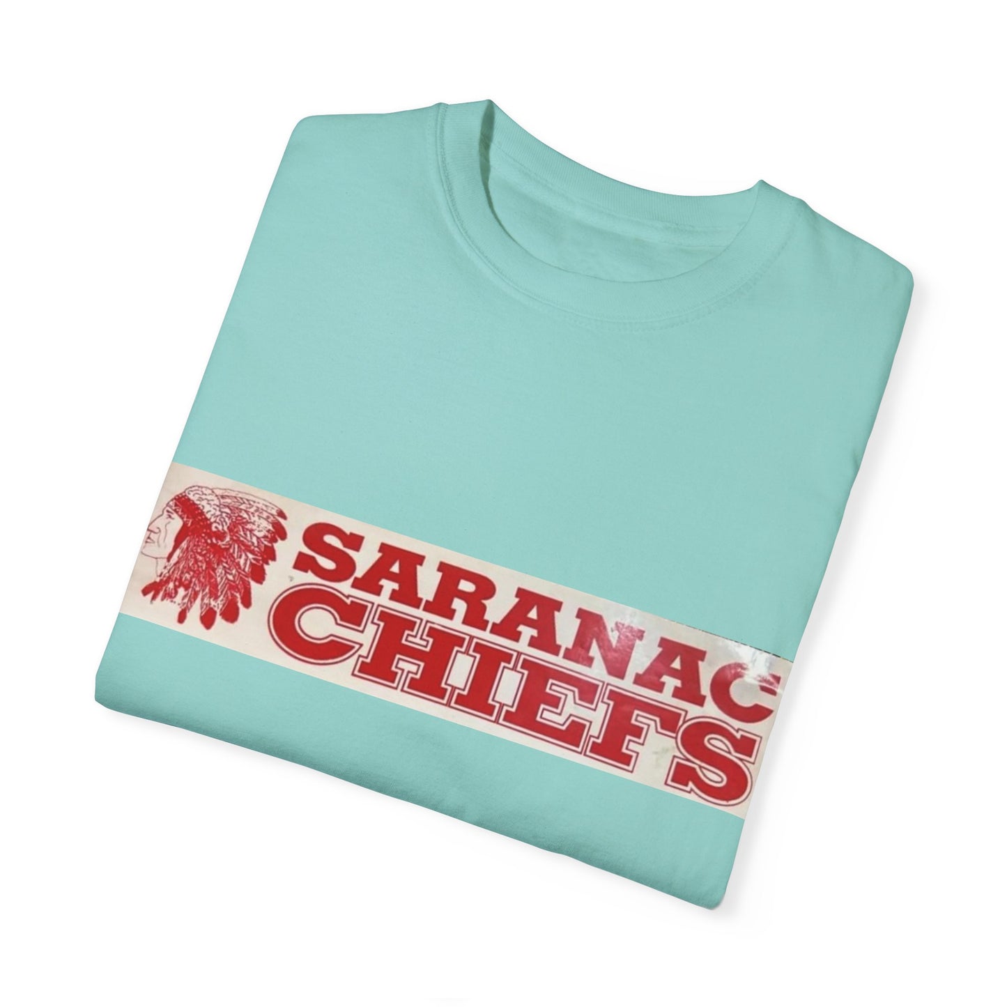 Vintage Garment-Dyed T-shirt "Forever a Saranac Chief"