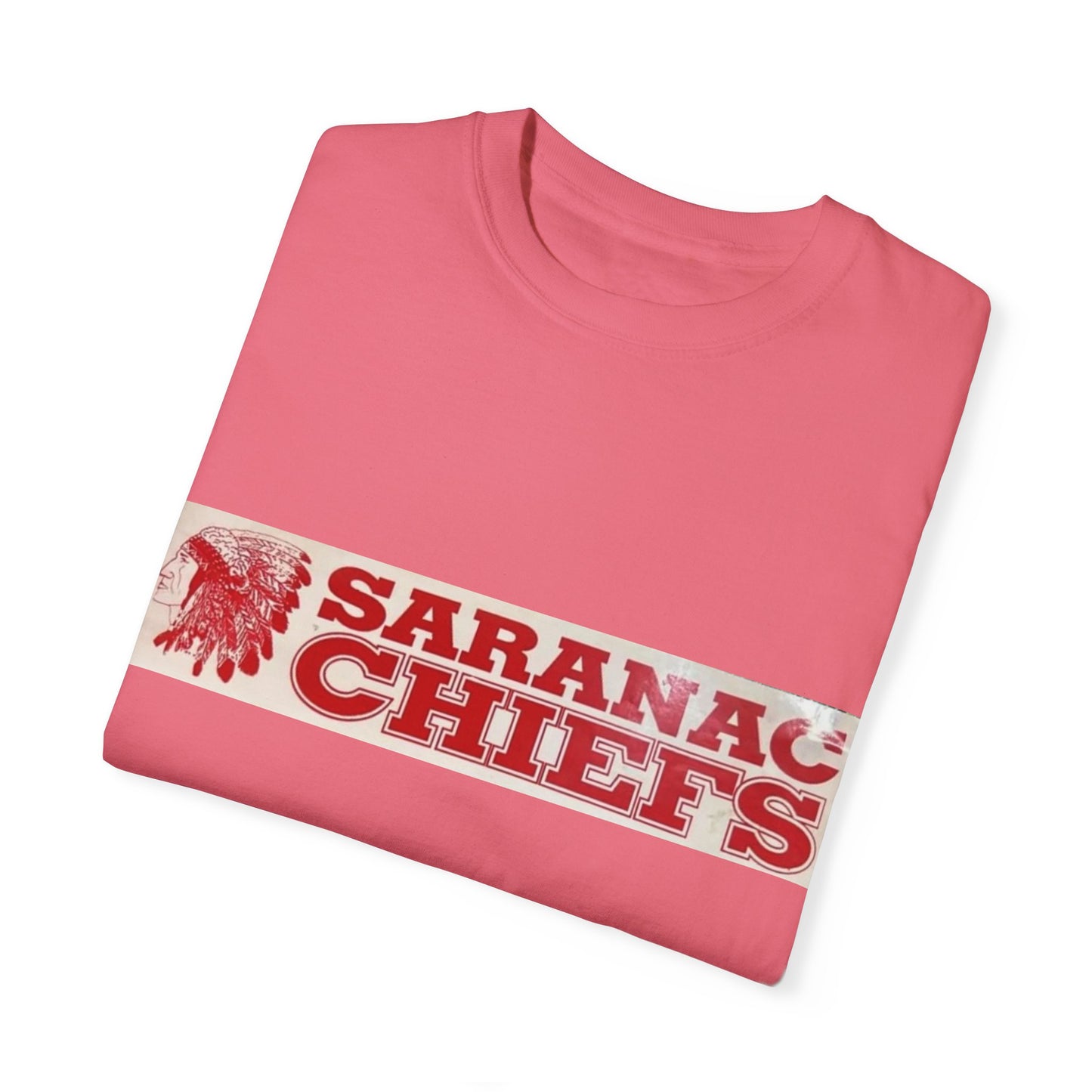 Vintage Garment-Dyed T-shirt "Forever a Saranac Chief"