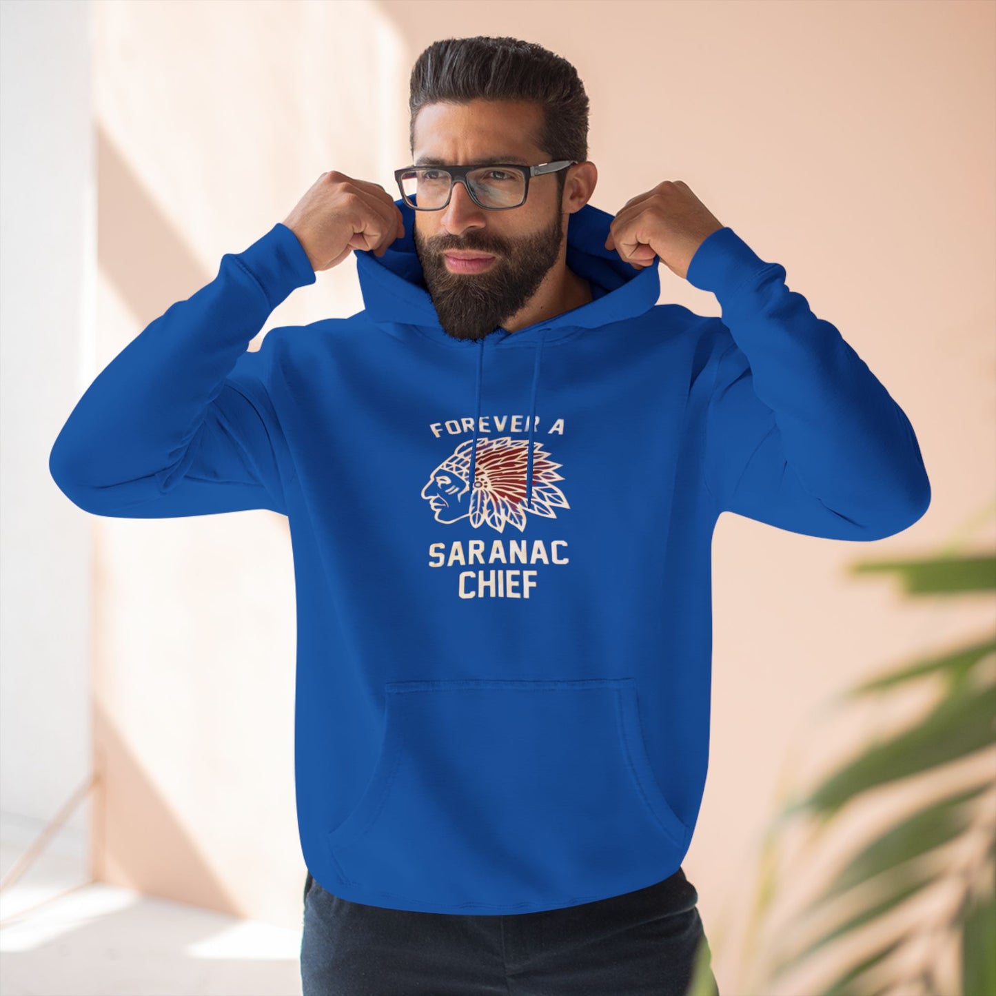 Forever a Saranac Chief Three-Panel Fleece Hoodie