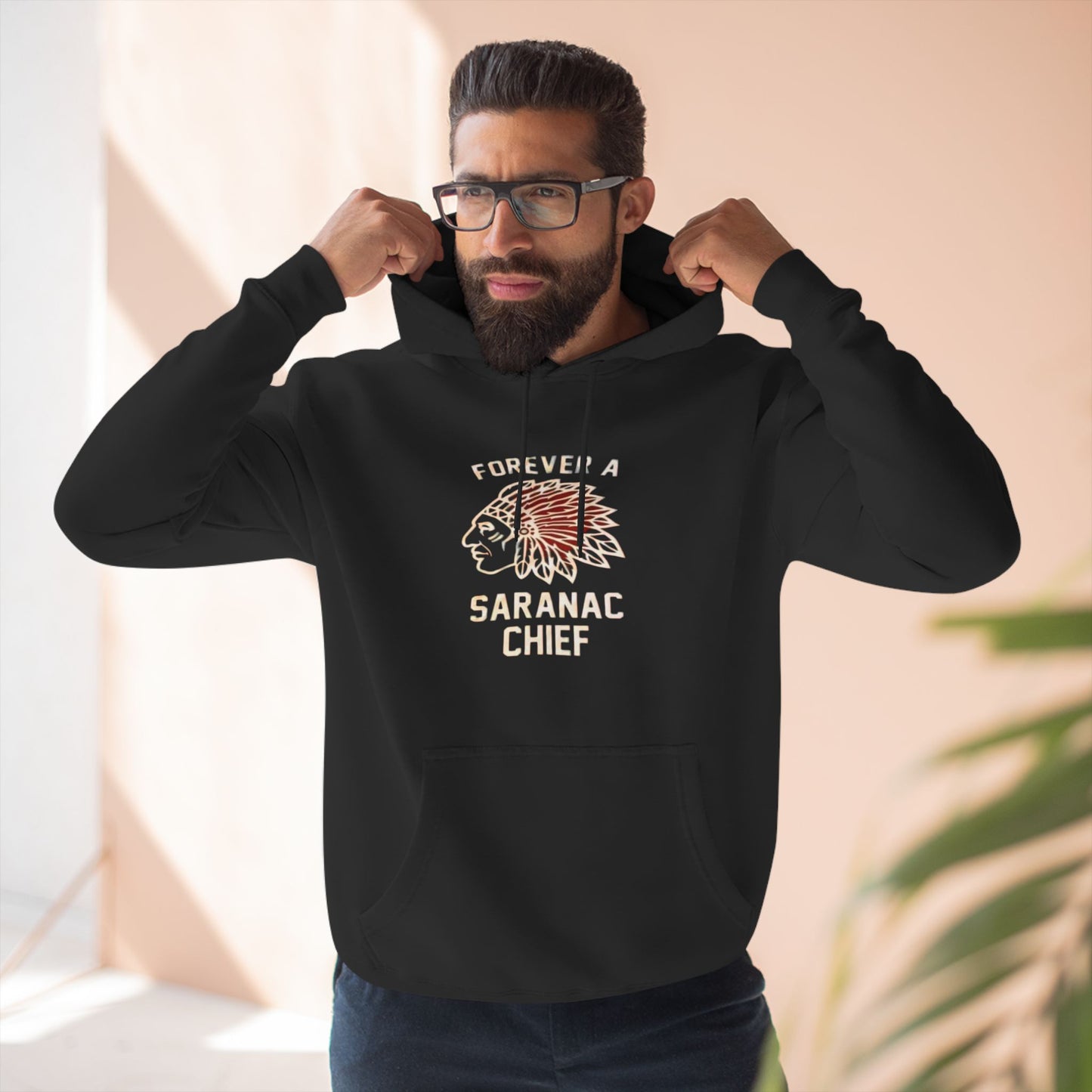 Forever a Saranac Chief Three-Panel Fleece Hoodie