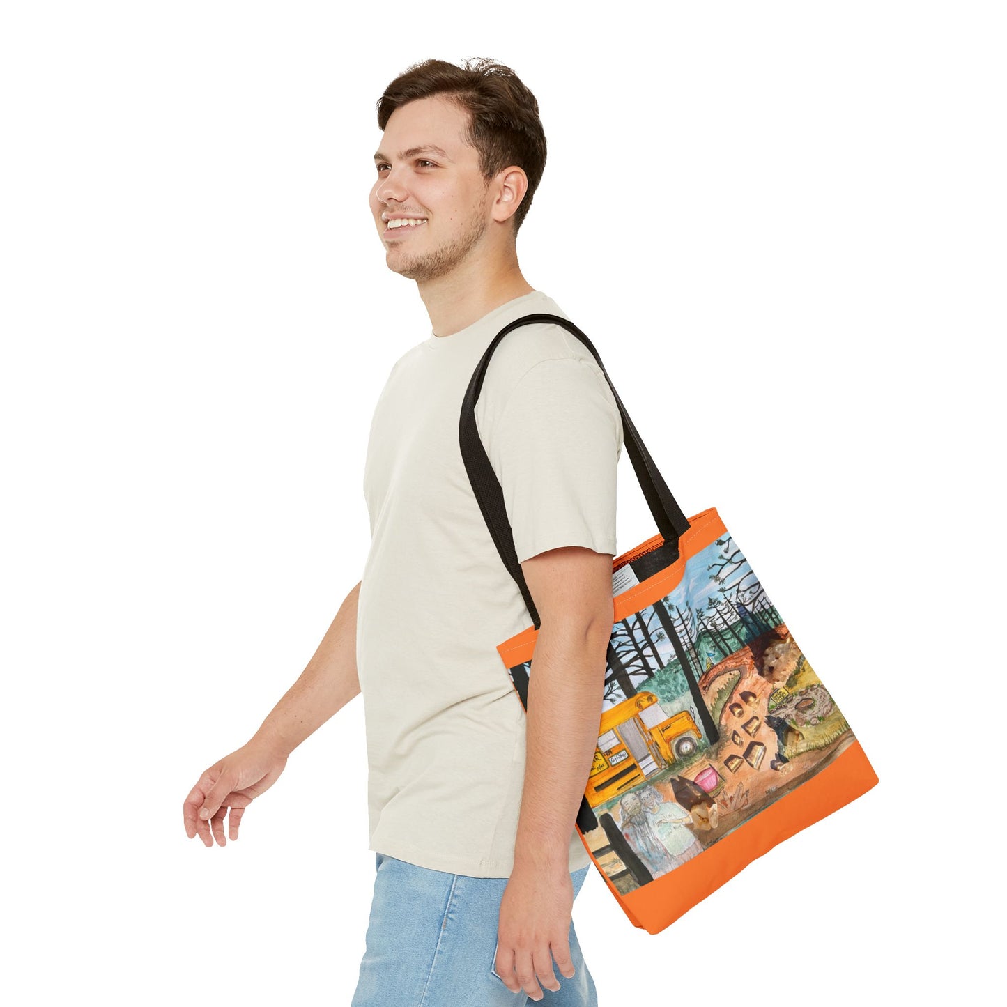 "Avatar Crystal Mine" Scenic Nature Tote Bag, Eco-Friendly Canvas Bag, Artsy Shopper’s Companion, Perfect Gift for Nature Lovers, Boho Style