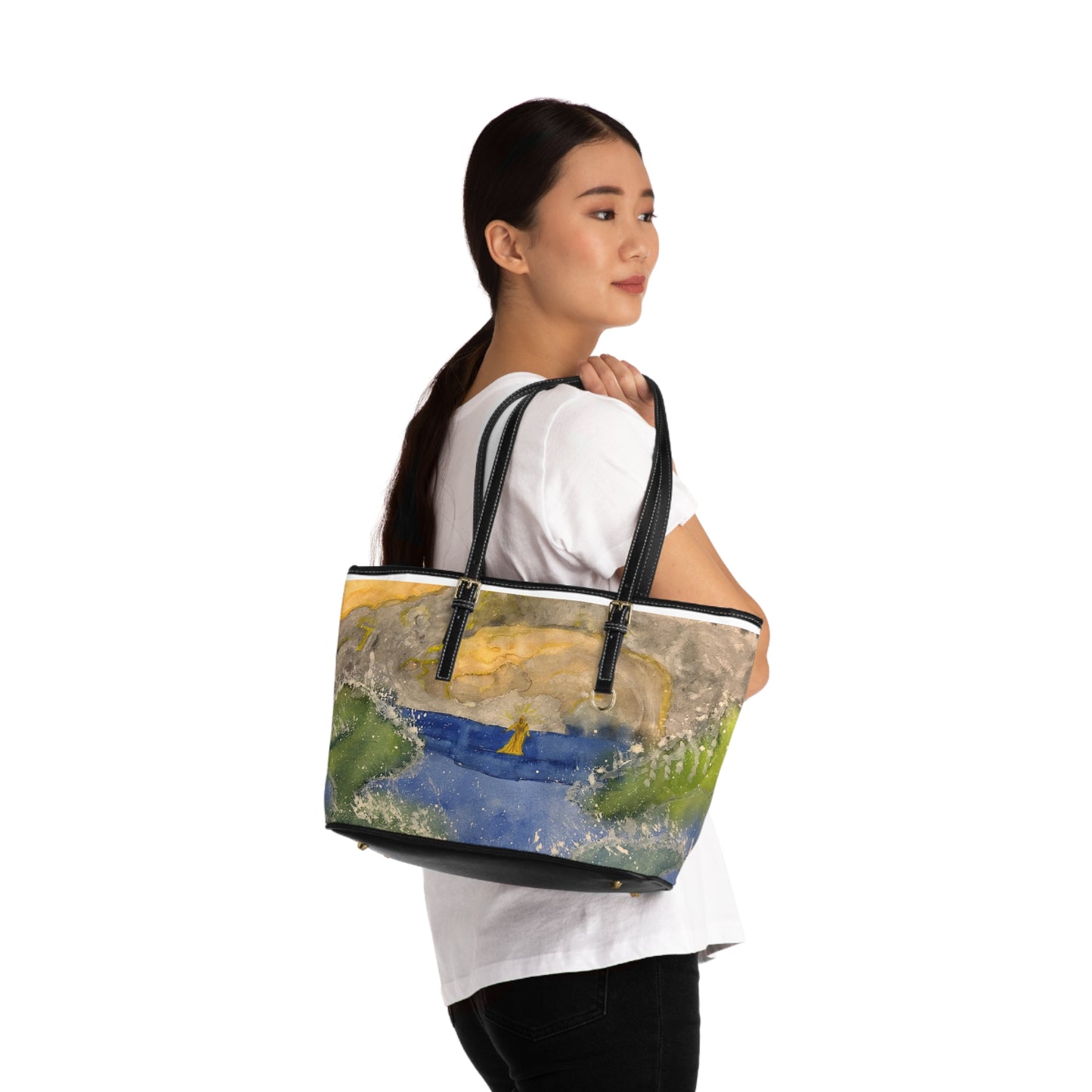 Faith in the Storm PU Leather Shoulder Bag