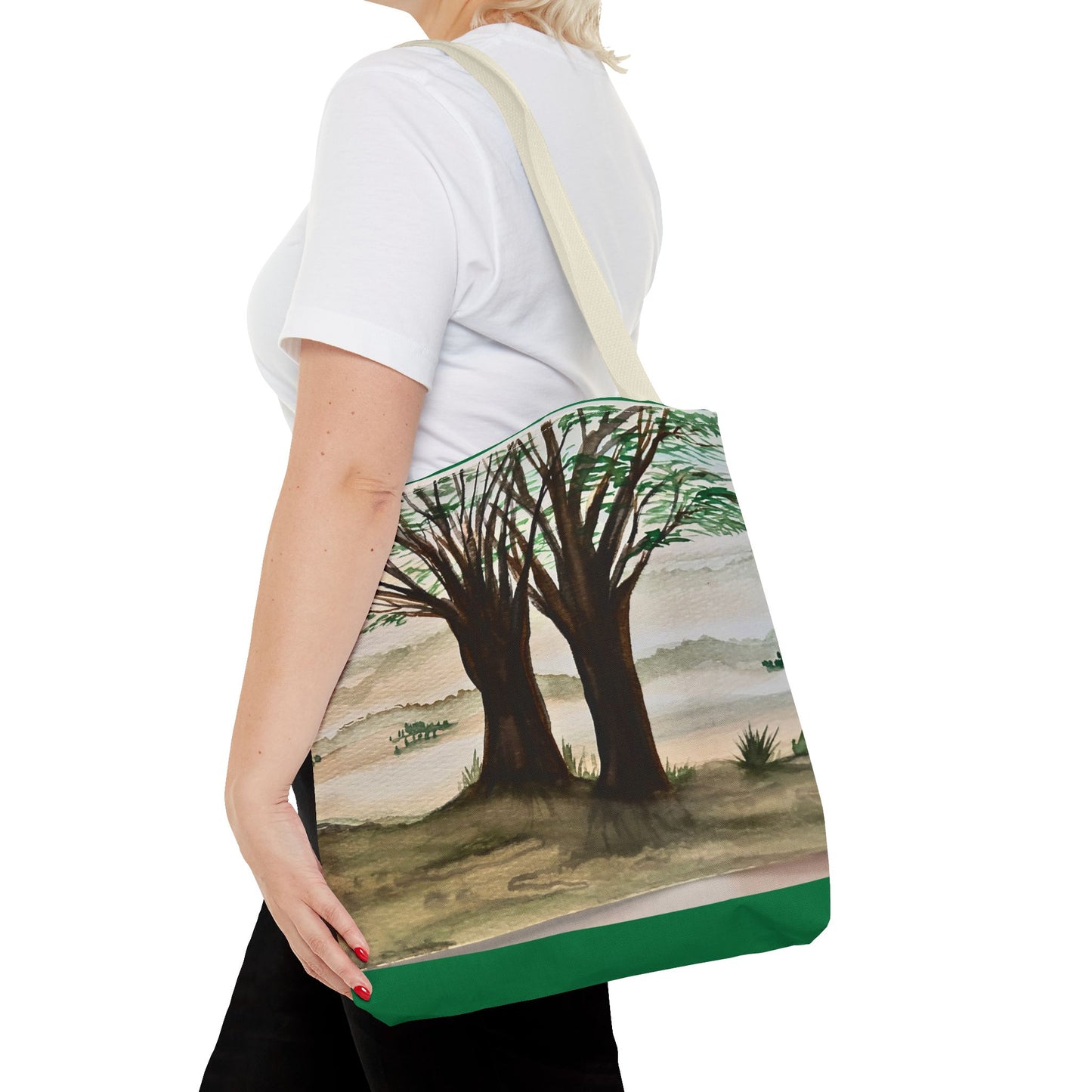 Tote Bag - Frio River Trees Nature Lover Canvas Tote