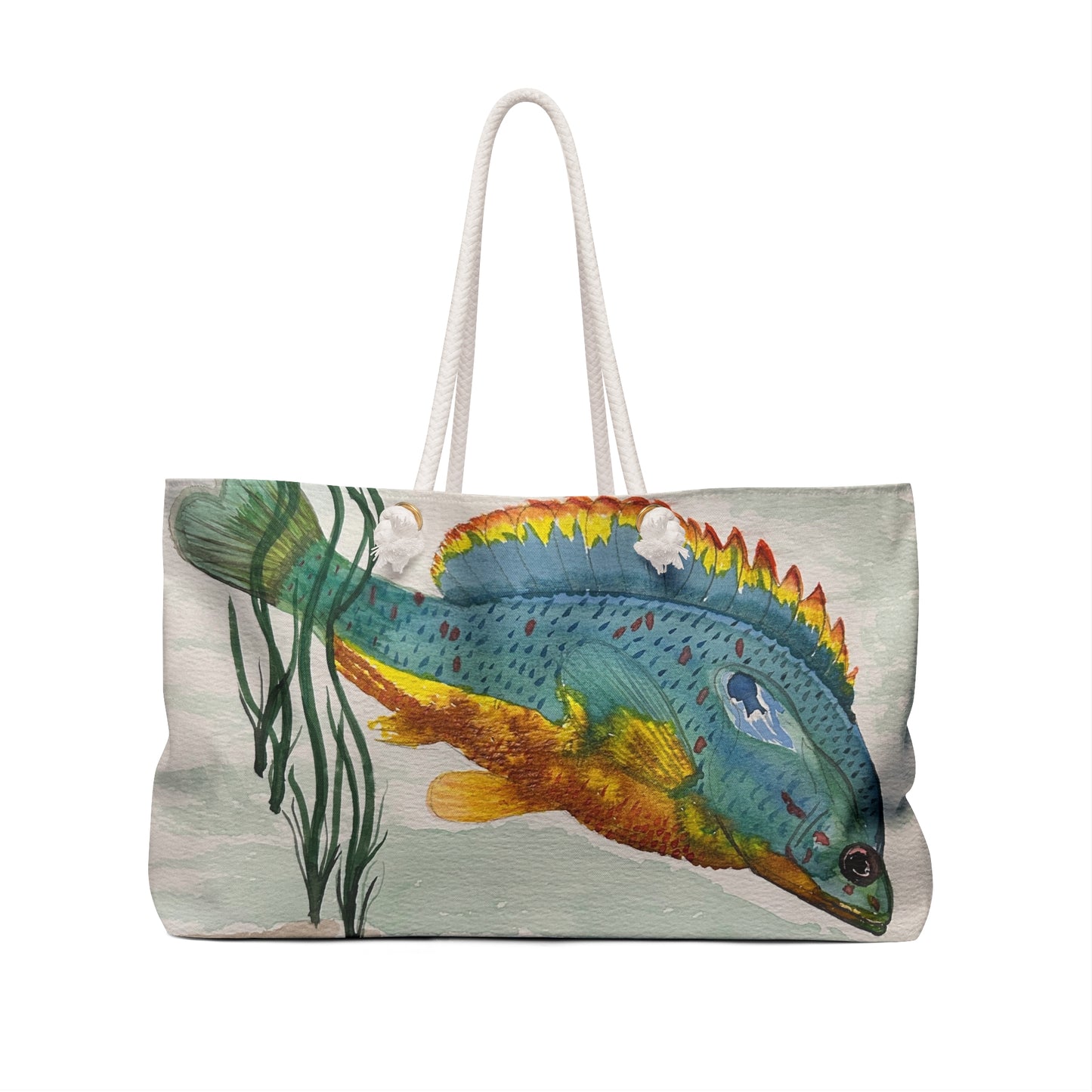 Weekender Bag - Texas Orange Spotted Sunfish Travel Tote