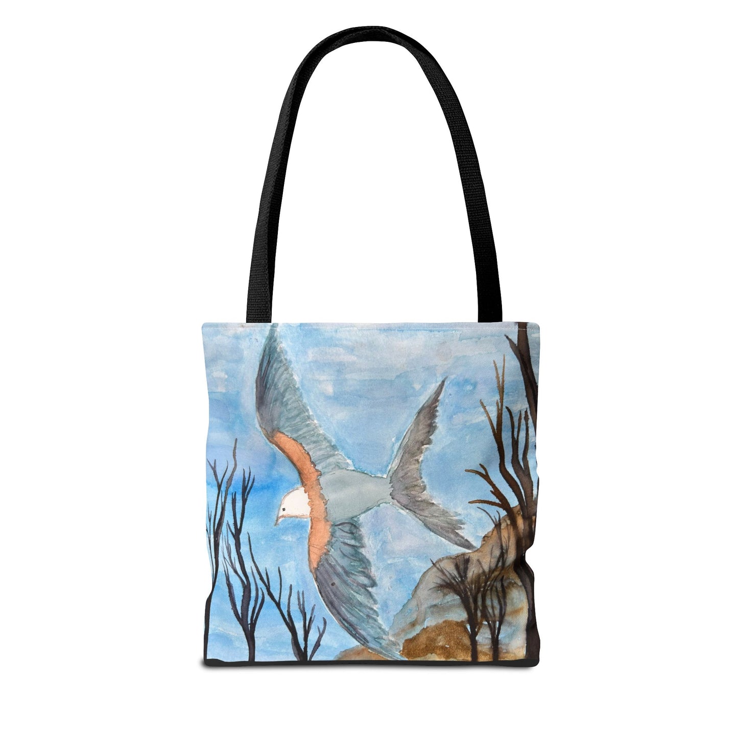 Elegant Bird Design Tote Bag, Nature Lover's Gift, Eco-Friendly Shopping Bag, Unique Art Tote, Everyday Carryall Bag