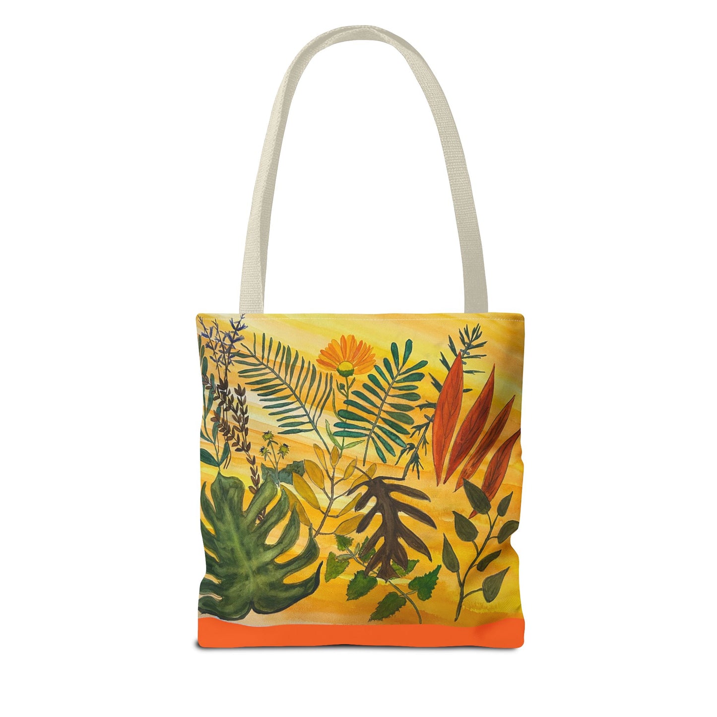 "Tropical Botanicals & Herbs" Tote Bag (AOP)