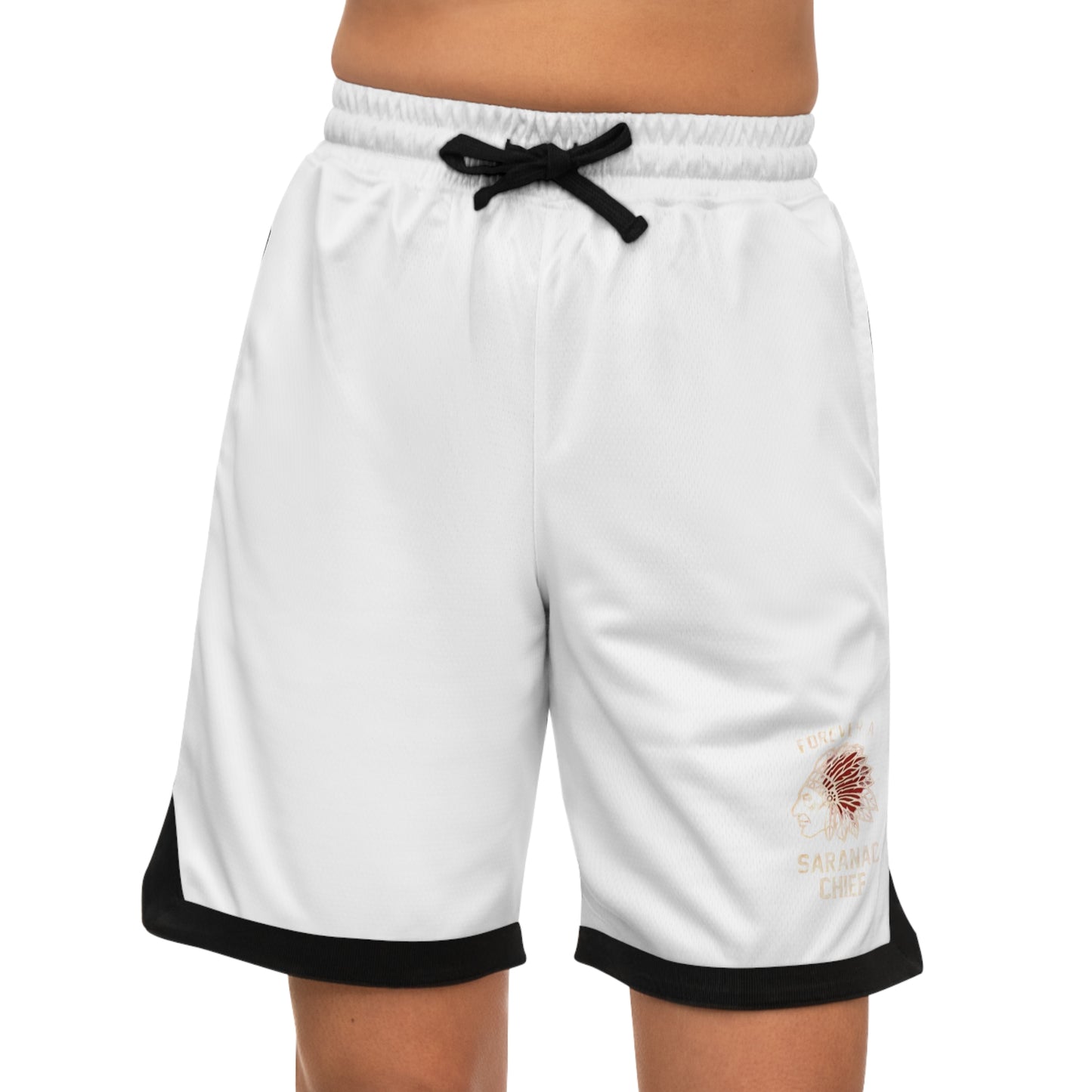Forever a Saranac Chief Basketball Rib Shorts (AOP)