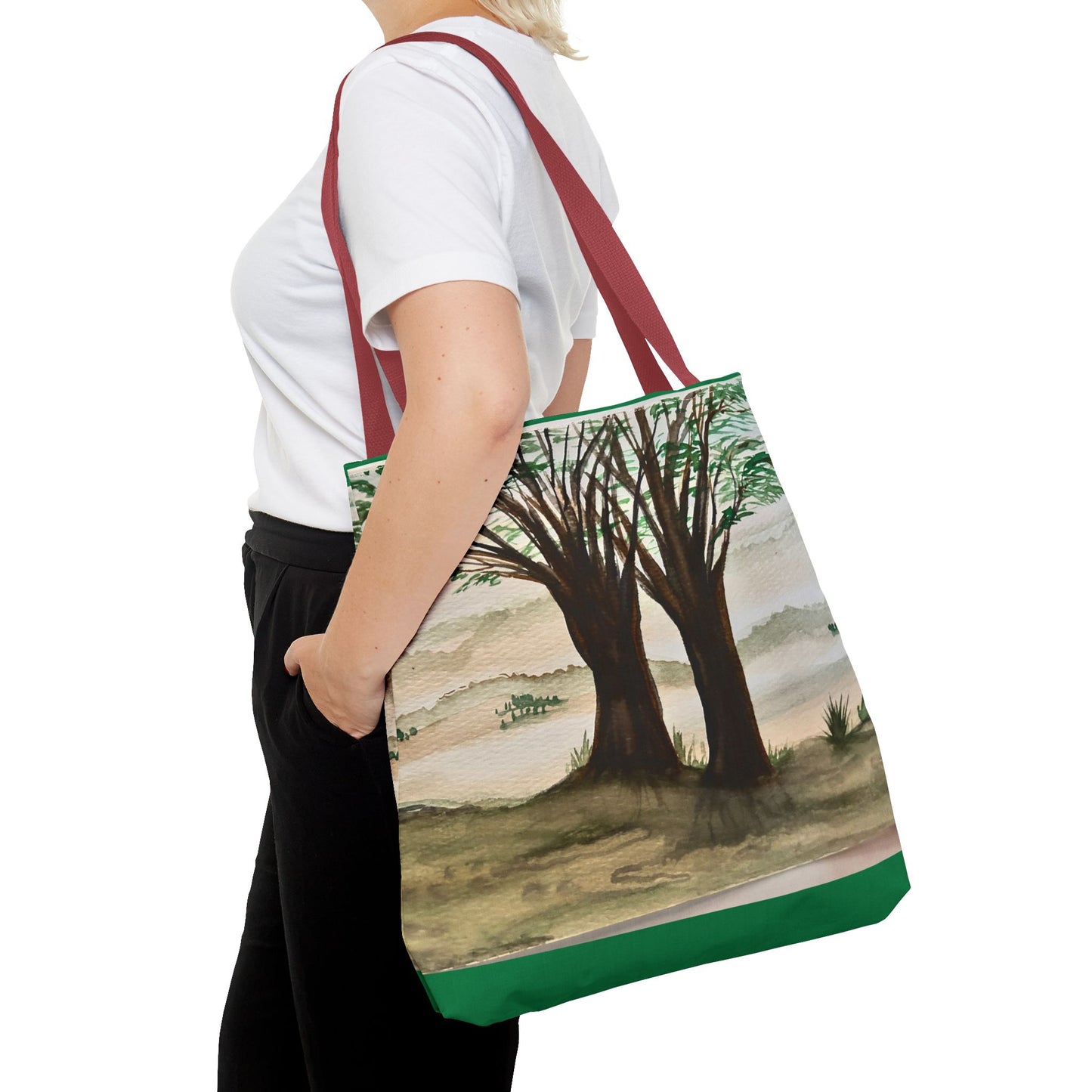 Tote Bag - Frio River Trees Nature Lover Canvas Tote
