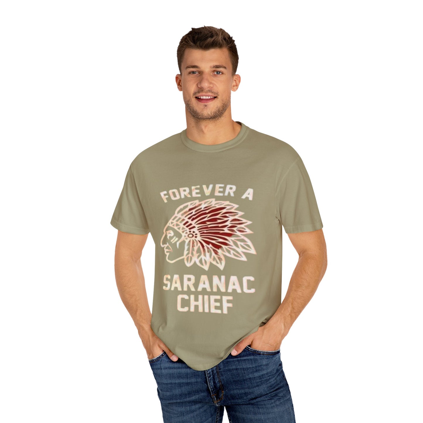 Forever a Saranac Chief Unisex Garment-Dyed T-shirt