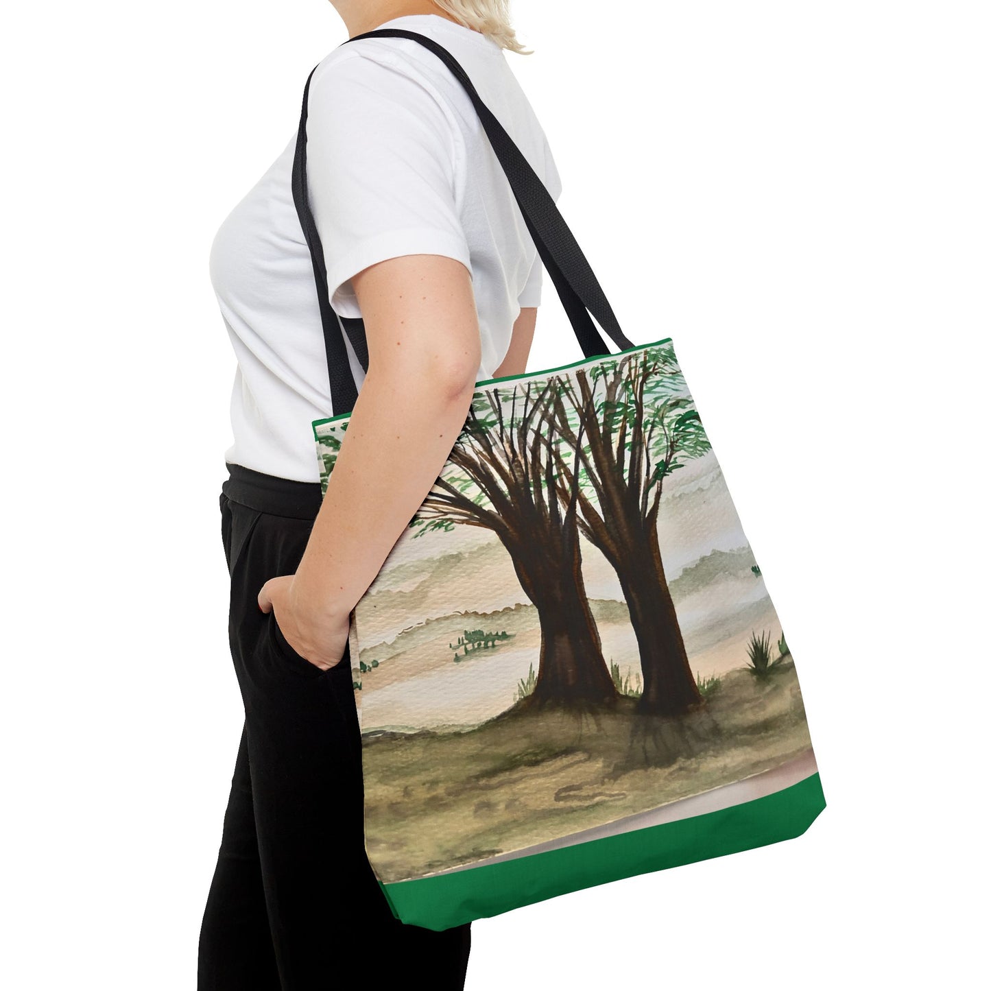 Tote Bag - Frio River Trees Nature Lover Canvas Tote