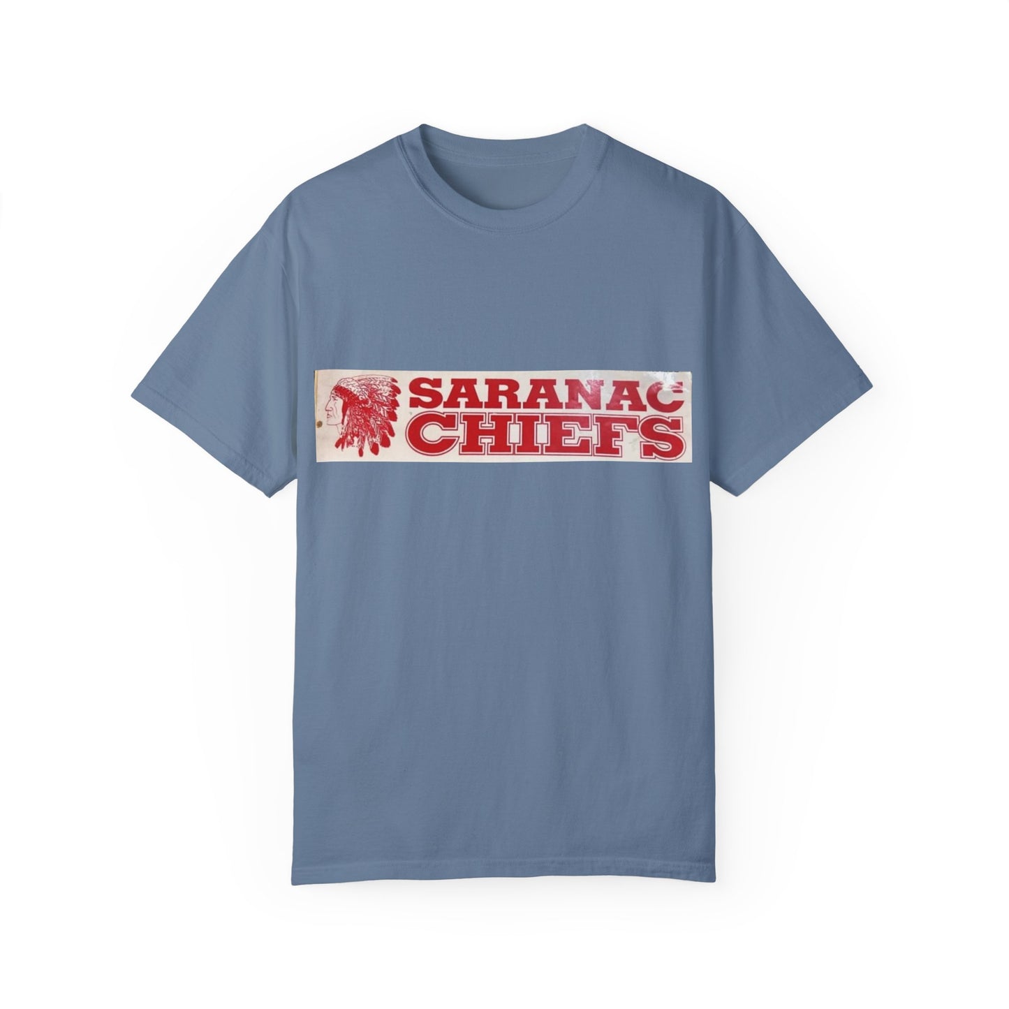 Vintage Garment-Dyed T-shirt "Forever a Saranac Chief"