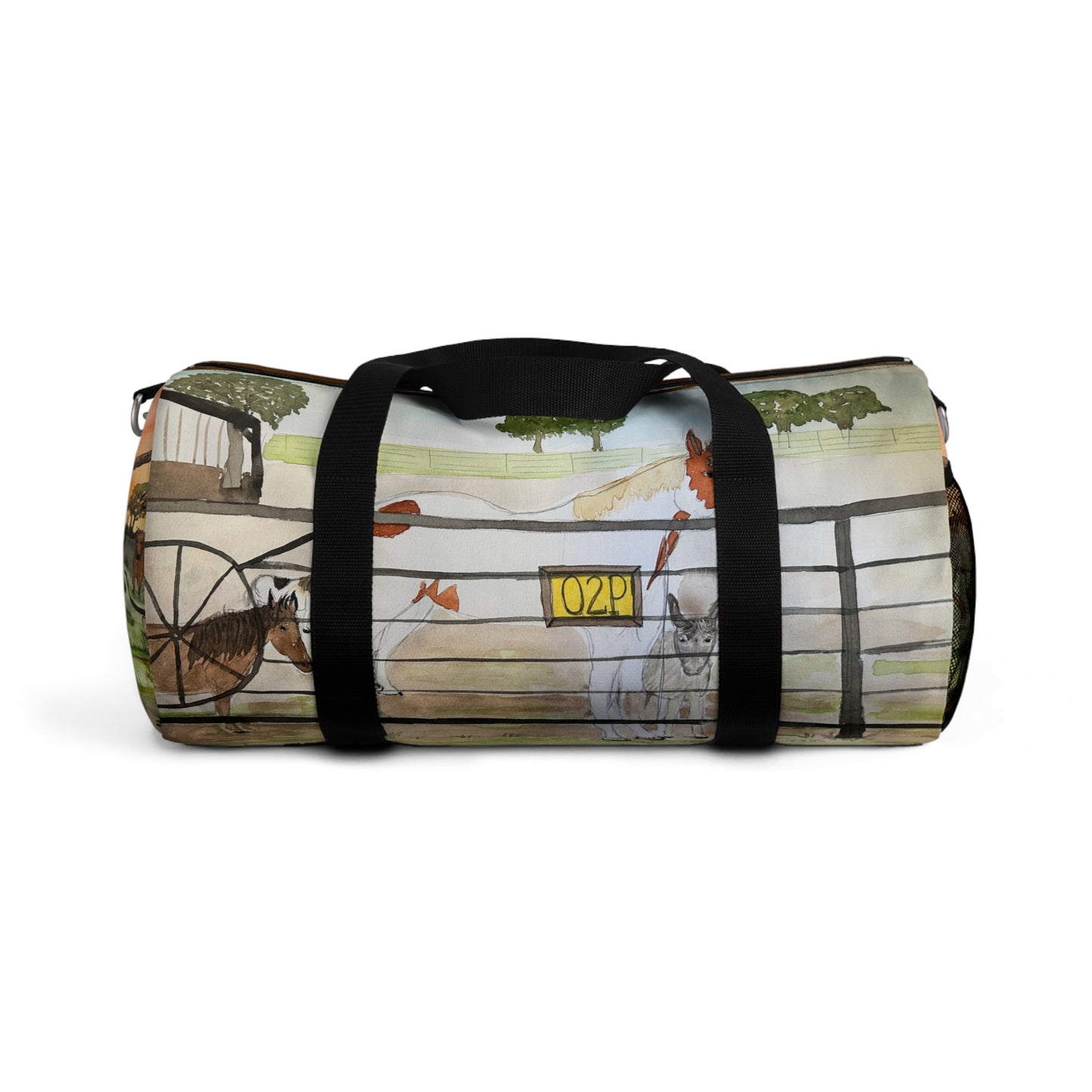 "Out 2 Pasture Ranch" Rescue Animal Ranch Duffel Bag | Perfect for Travel, Gym, Weekend Getaways, Horse Lovers, Animal Enthusiasts, Gifts
