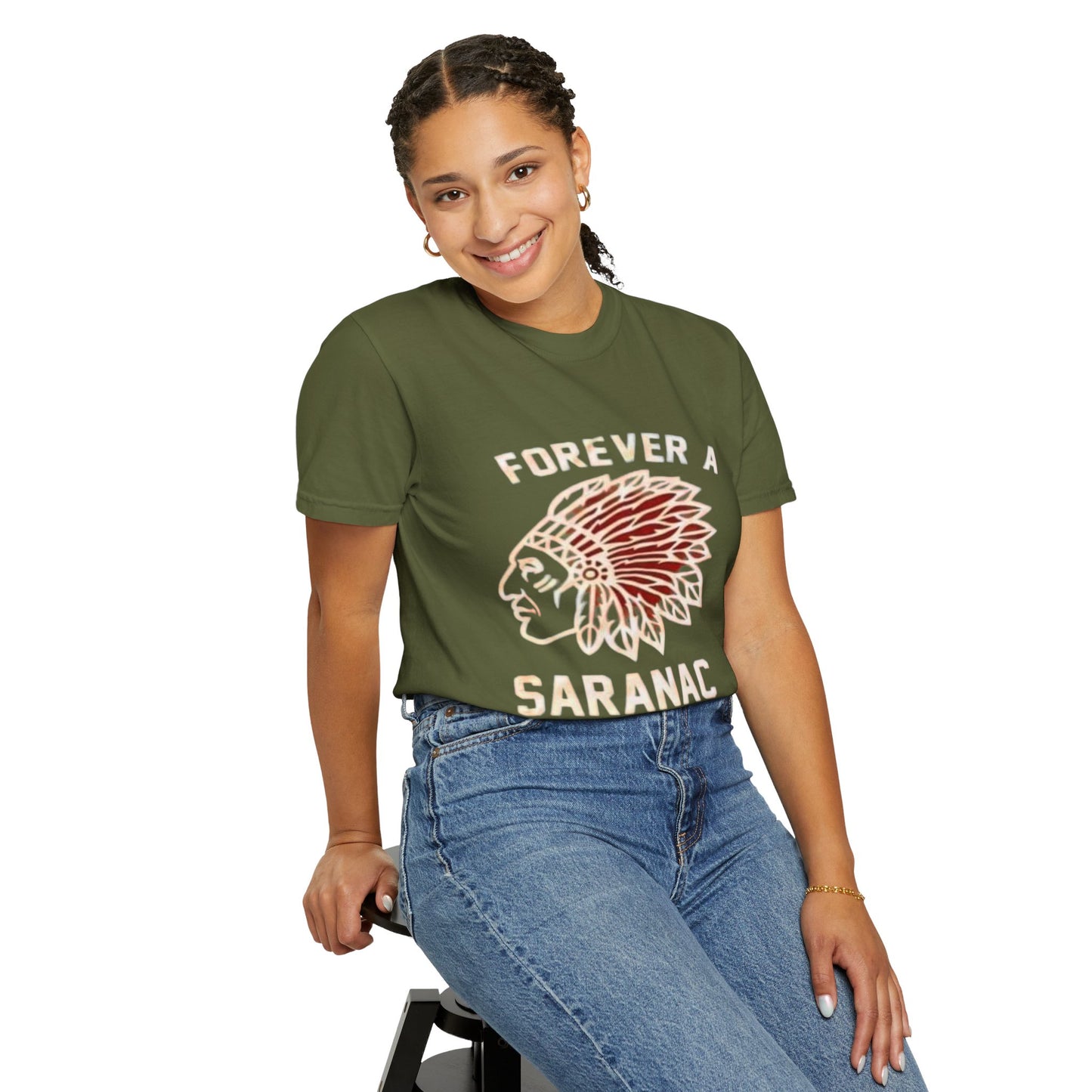 Forever a Saranac Chief Unisex Garment-Dyed T-shirt
